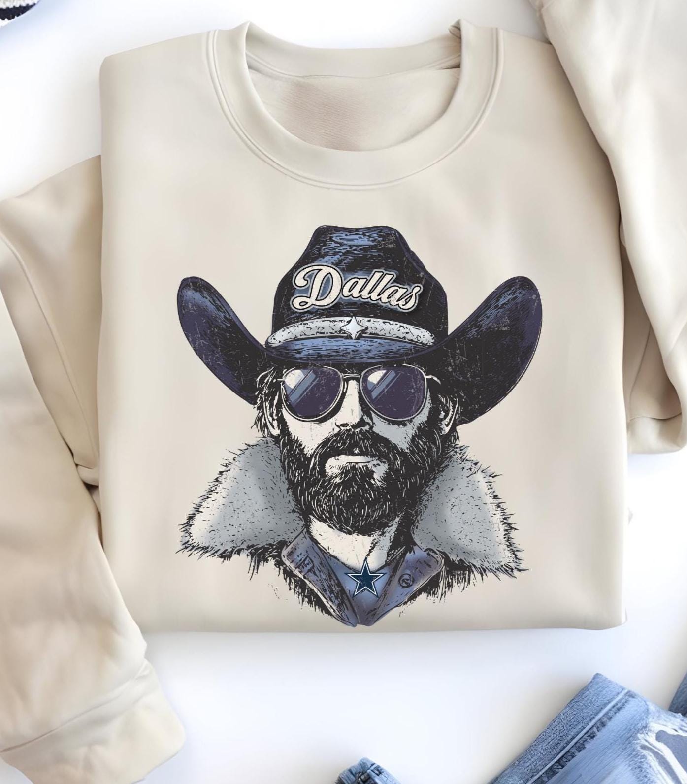Dallas Football Fan Sweatshirt: Vintage Mascot Hoodie, Gameday Sweater, Sports Fan Sweat