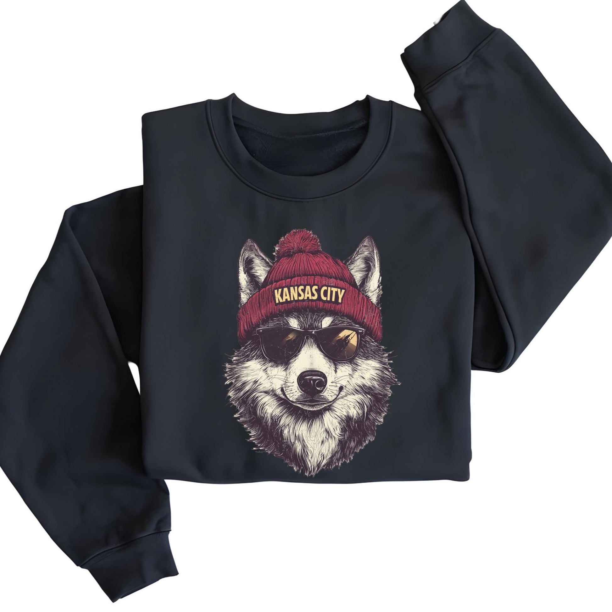 Kansas City Football Vintage Sweatshirt, Kansas City Mascot Hoodie, Gameday Sweatshirt, Kansas City Fan Gifts