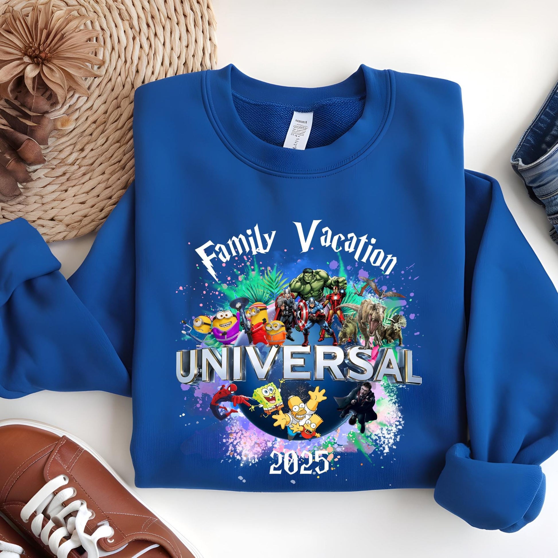 Universal Studios Sweatshirt, Family Vacation 2025-2026 Sweatshirt, Disney Trip Sweatshirt, Family Trip Sweatshirt, 2026 Vacation Sweatshirt