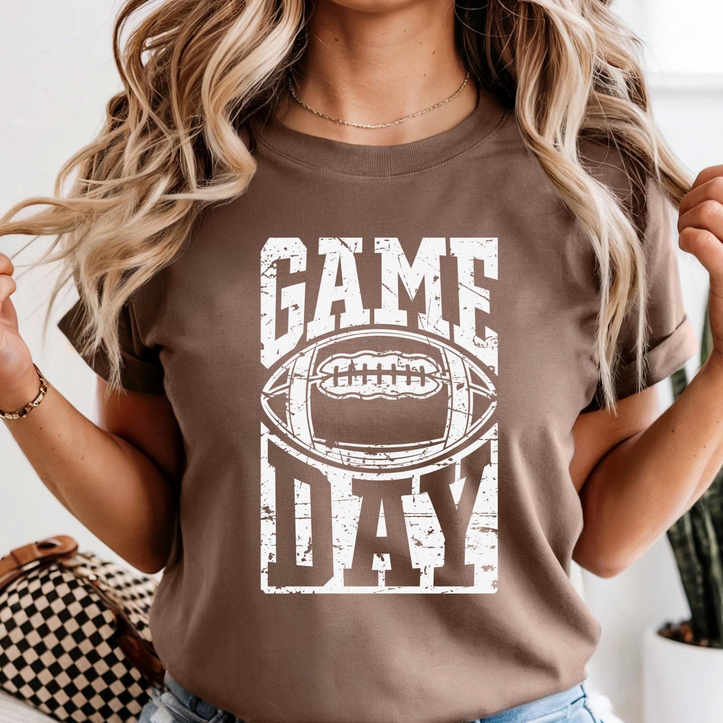 Comfort Colors® Football Season Game Day Shirt, Football Mama T Shirt, Football Fall Season Tee. Family Fun Day Shirt