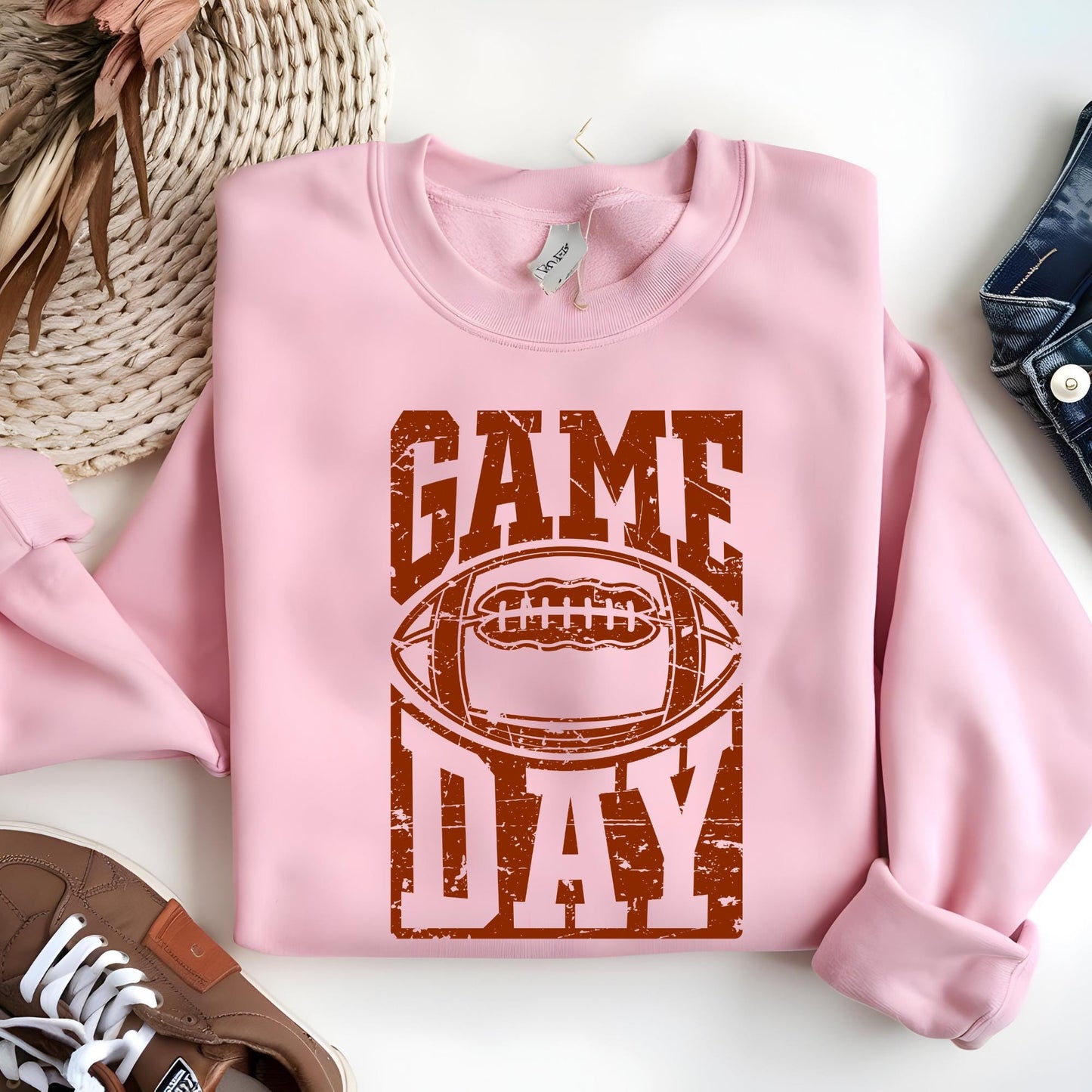 Game Day Sweatshirt, Football Sweatshirt, Game day Hoodies, Women Football Outfit, Game Day Shirt, Football Season Sweatshirt