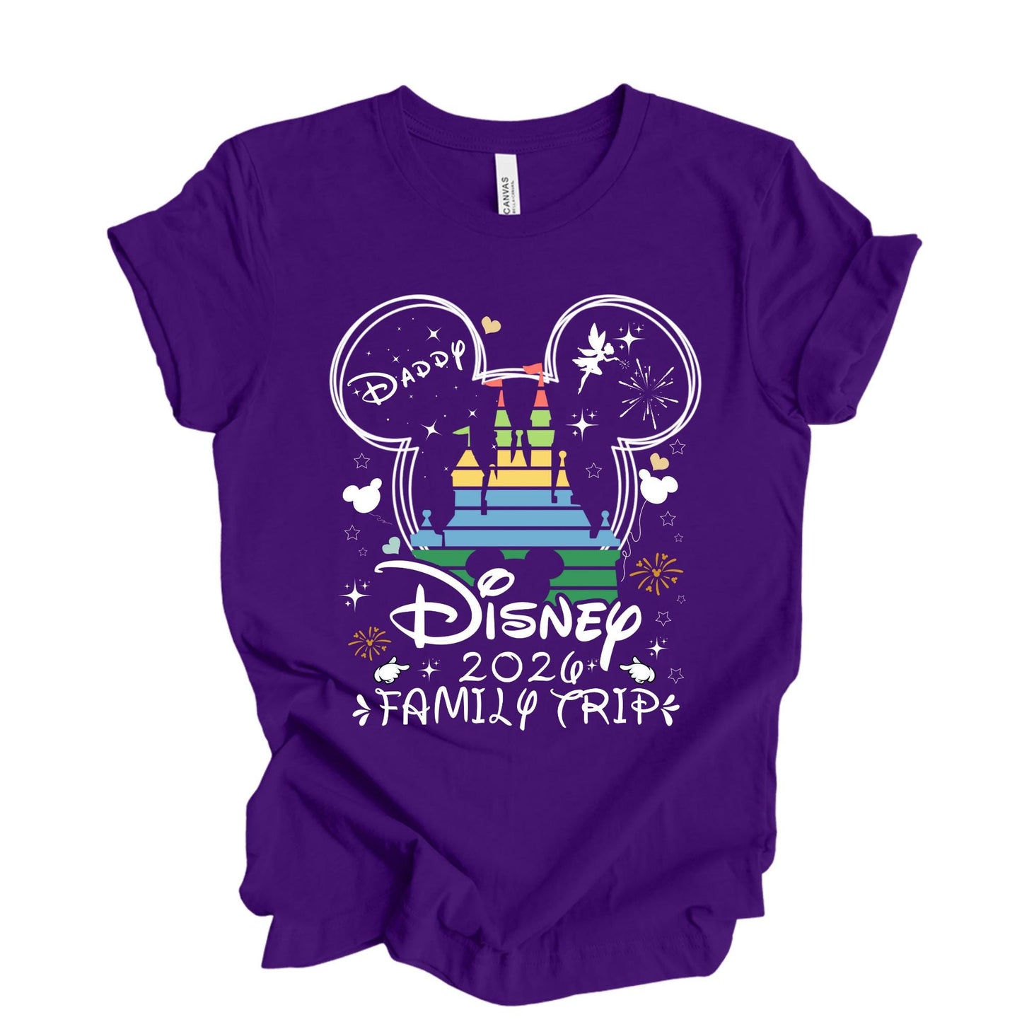 Personalized Disneyland Shirt, Disney Trip Shirts 2026, Disney Family Vacation Custom Name Shirt , Mickey Minnie Disneyworld Matching Shirt