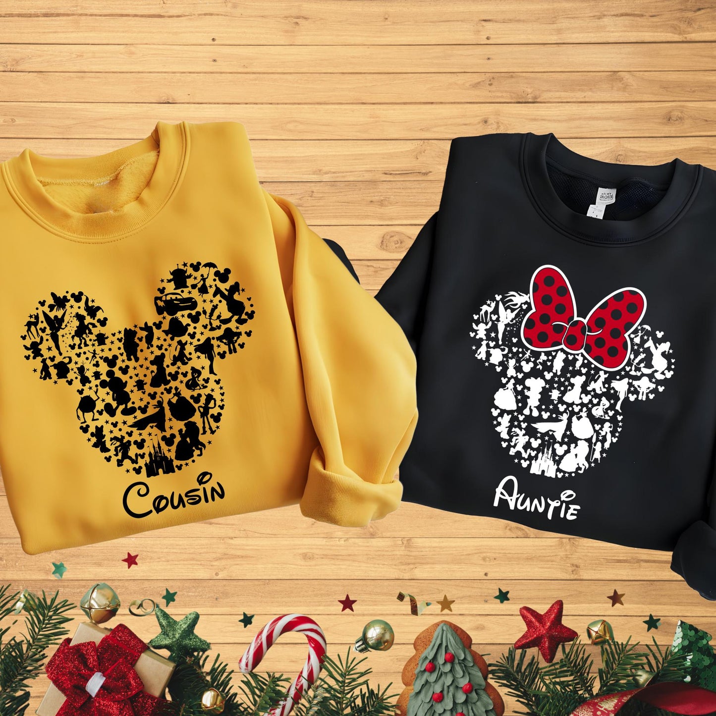 Disney Custom Minnie & Mickey Sweatshirt: 2026 Orlando Family Trip Outfit