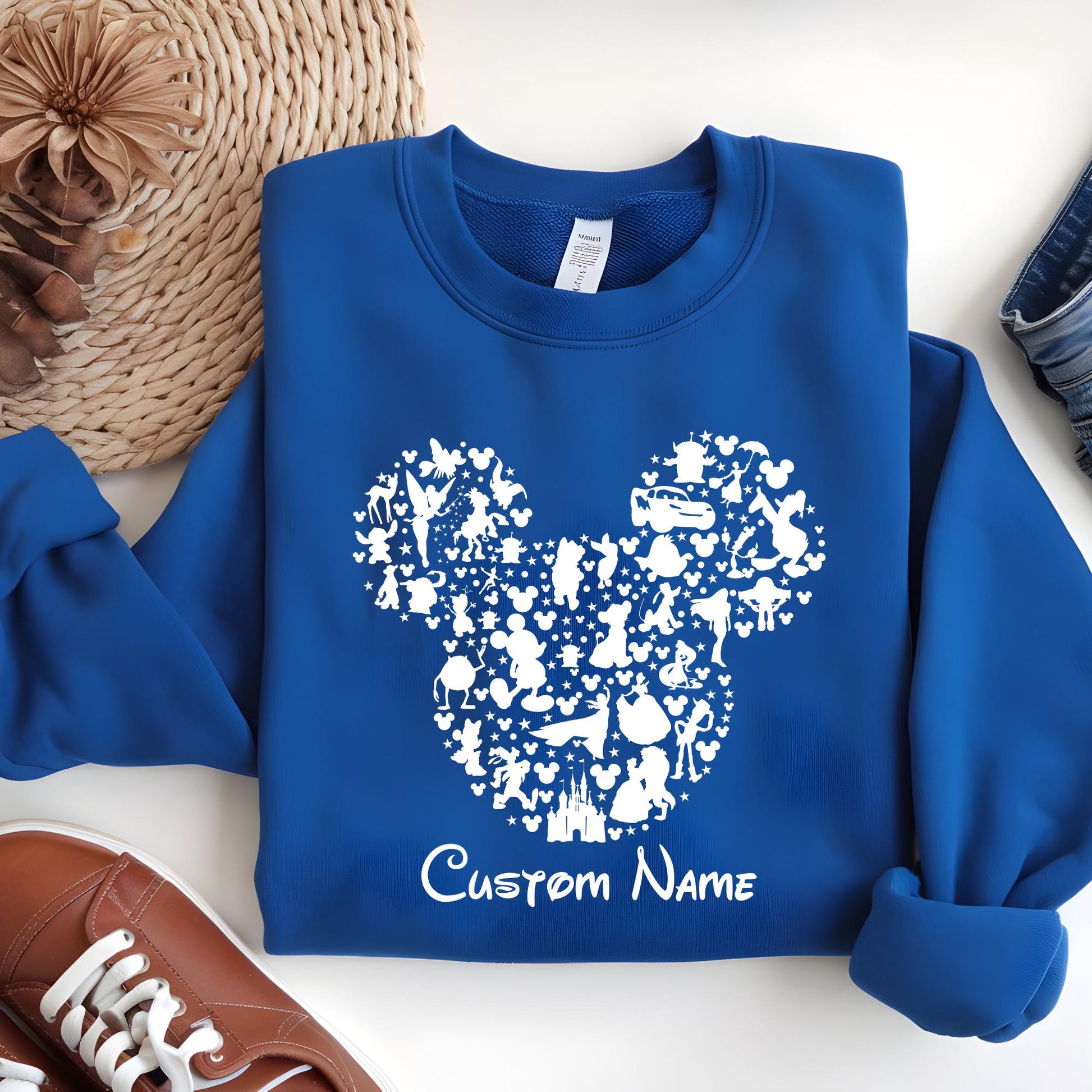 Disney Custom Minnie & Mickey Sweatshirt: 2026 Orlando Family Trip Outfit