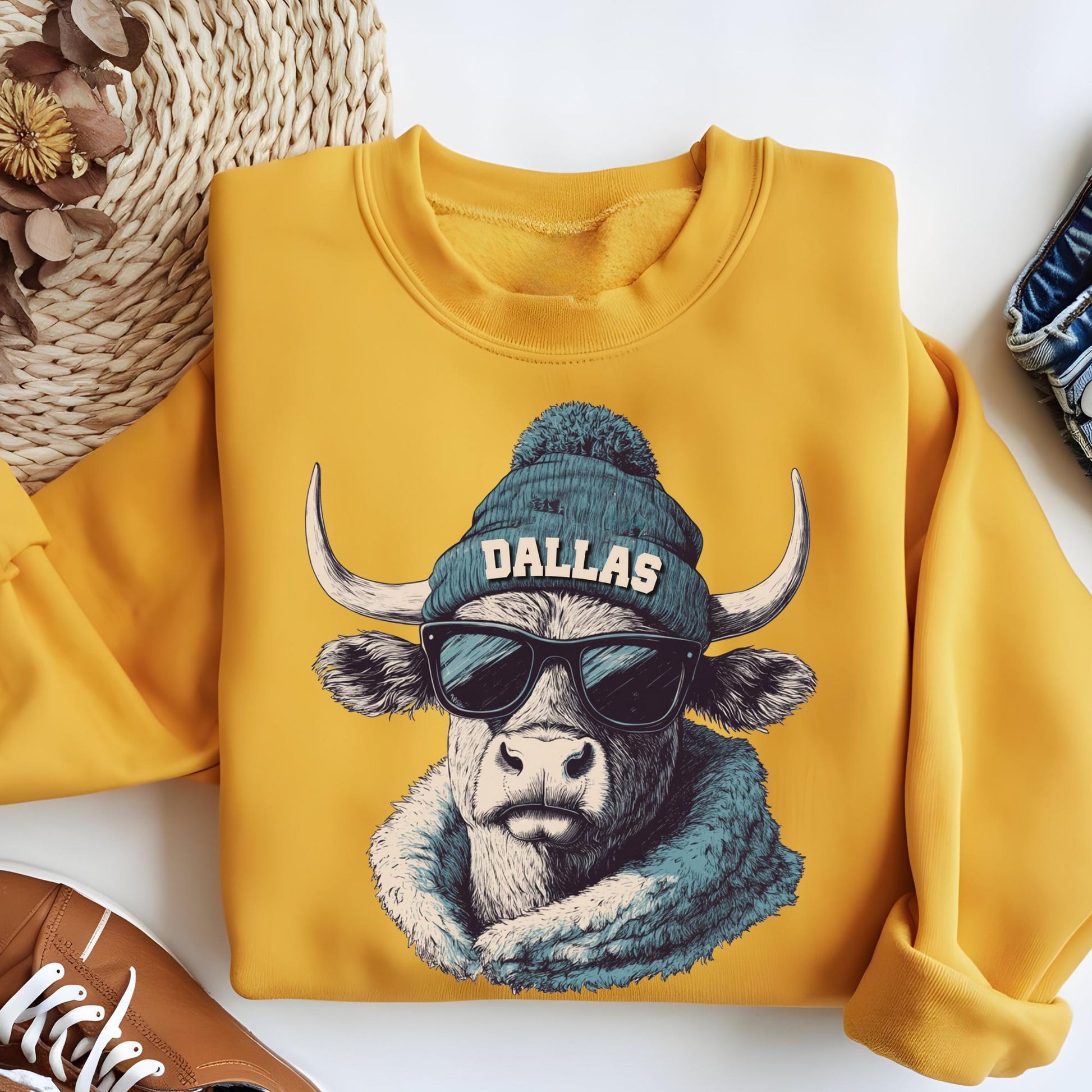 Dallas Football Fan Sweatshirt, Dallas Mascot Hoodie, Football Fan Sweat, Christmas Gift