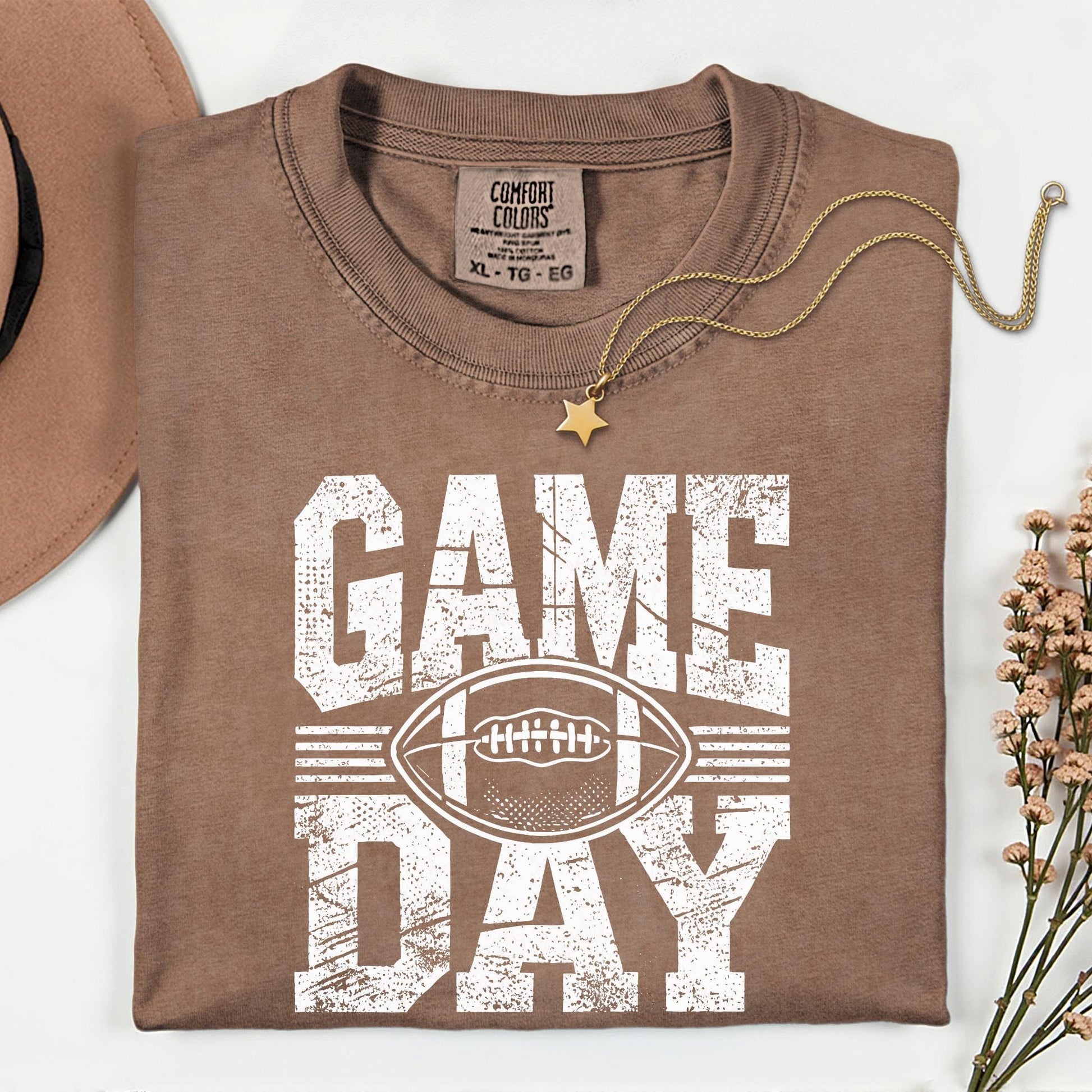 Comfort Colors© Game Day Shirt Football Mom Shirt Football Season Shirt Football Game Day Shirt Sports Mom Tee Football Fall Season Shirt