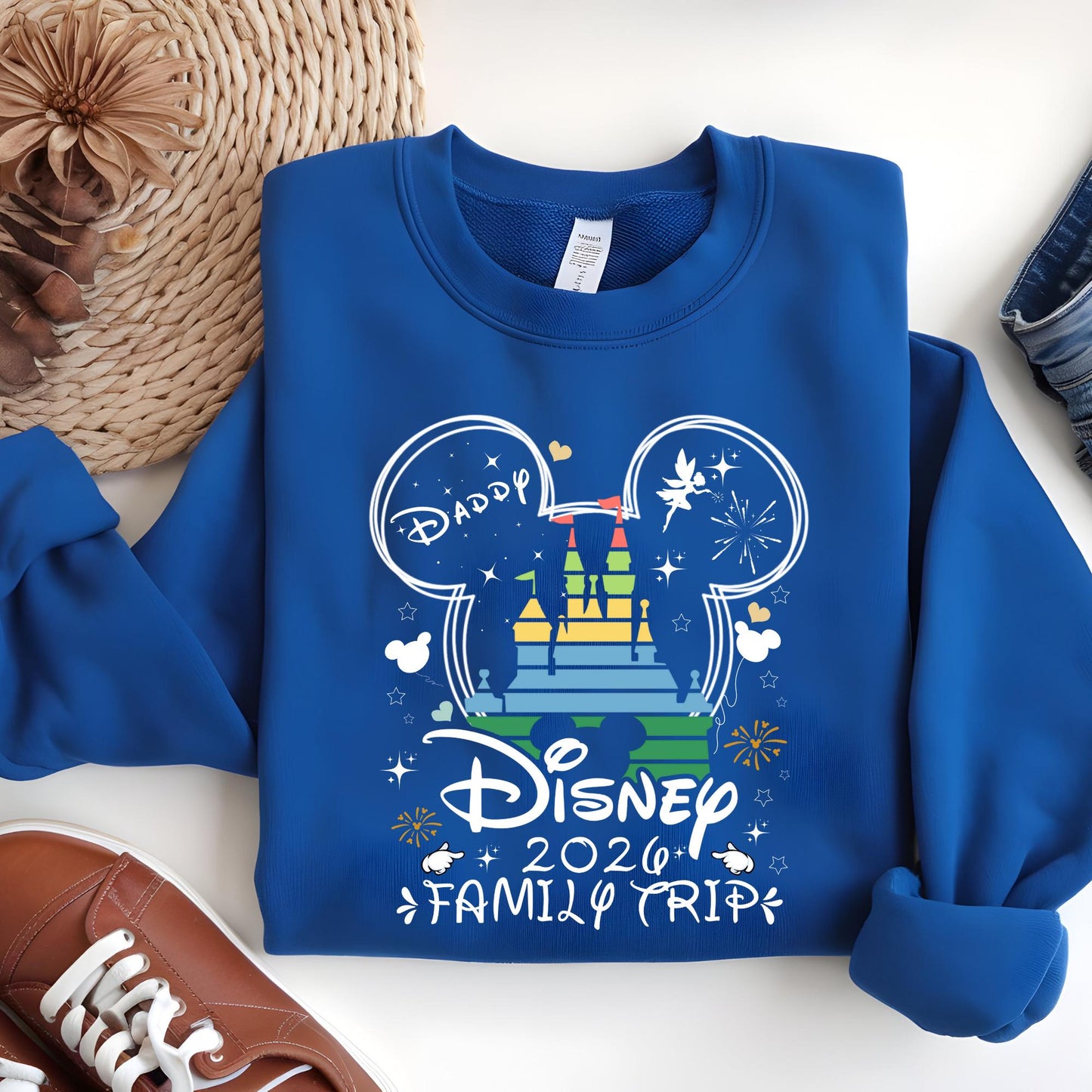 Custom Disney Trip 2026 Sweatshirt, Disney Family Trip Sweat, Disney Family Matching Sweatshirt, Disney Hoodie, Disney World Family Shirt