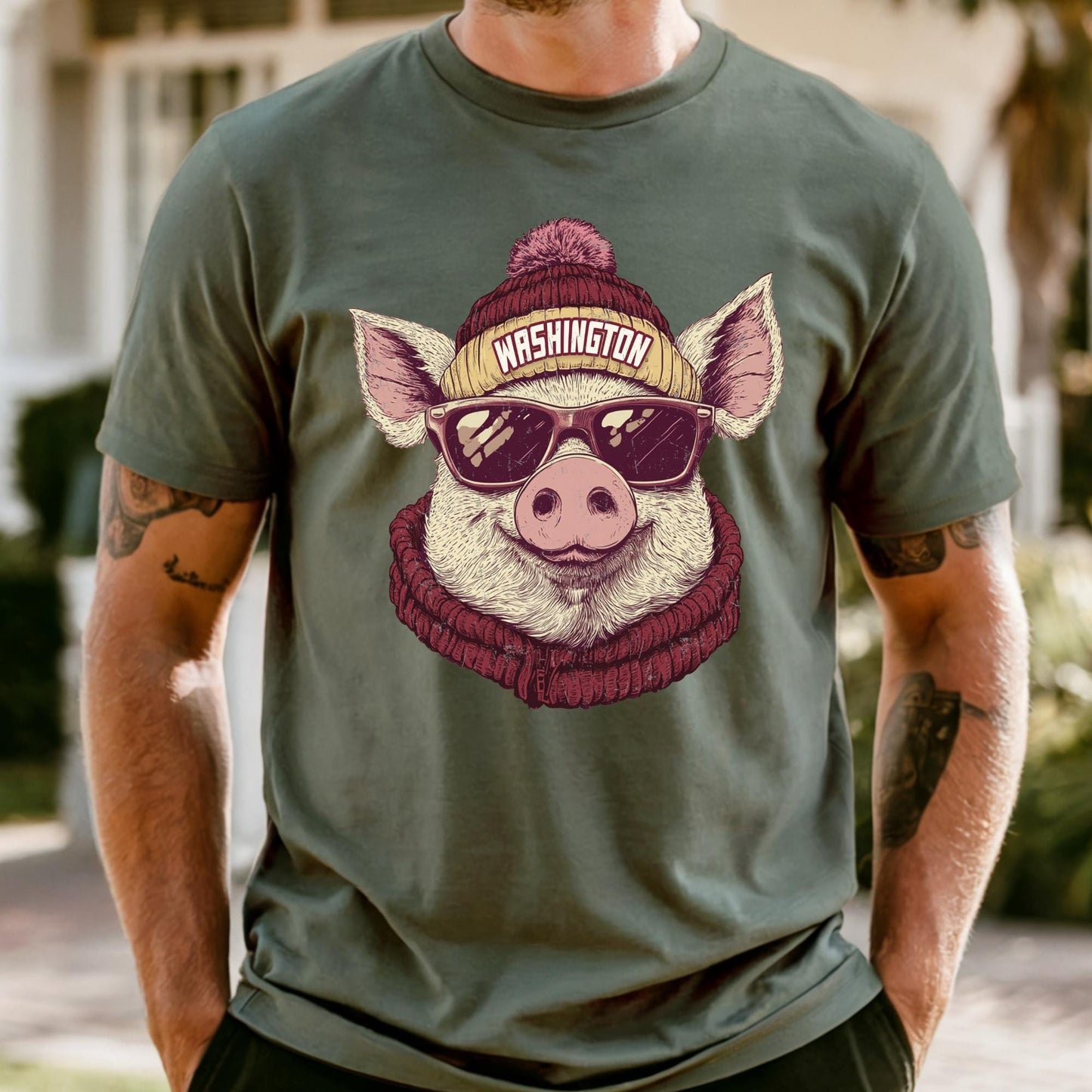 Washington Sports Fan Comfort Colors® T-Shirt, Washington Game Day Shirt, Unisex Washington Tee, Washington Fan Gift, Sports Fans Tee