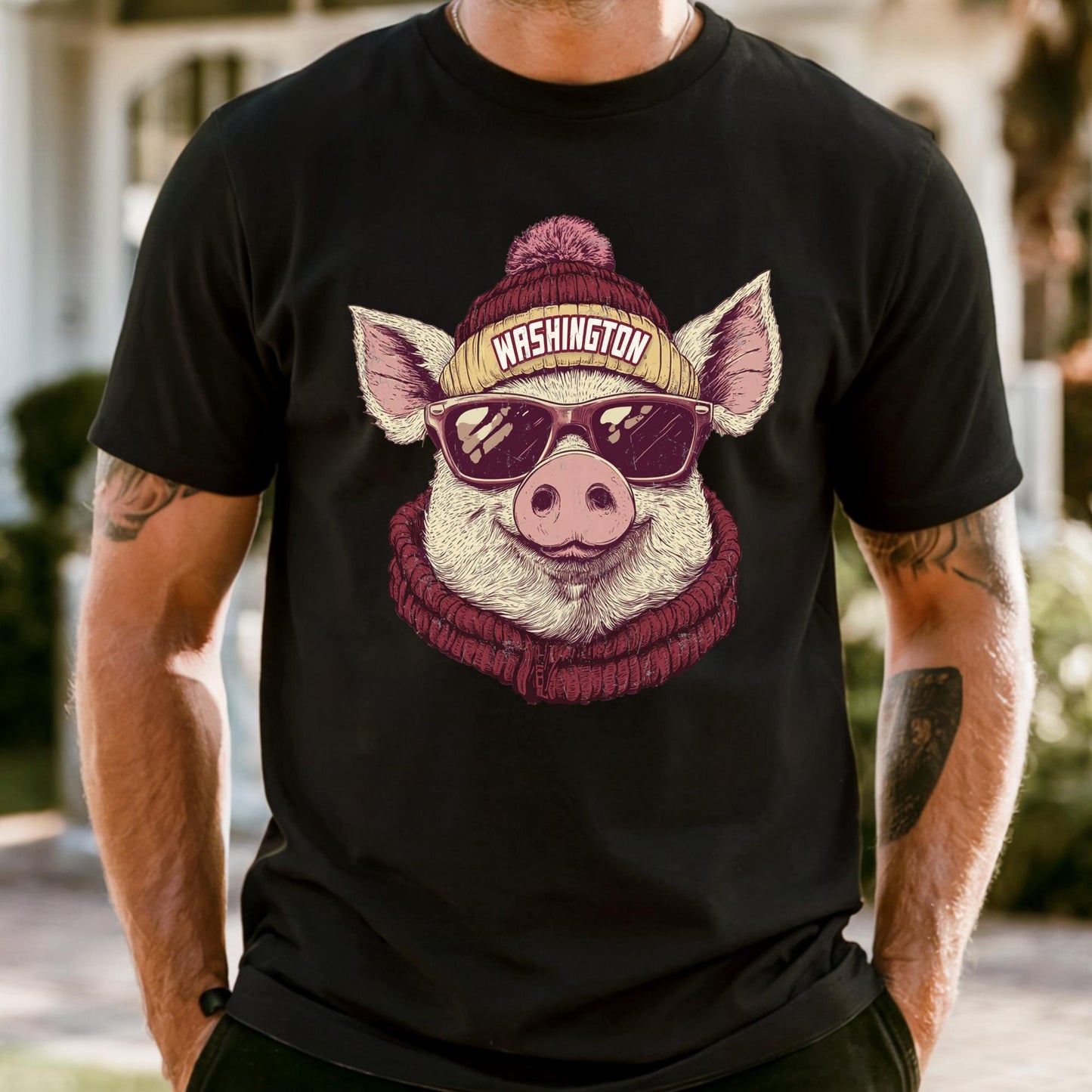 Washington Sports Fan Comfort Colors® T-Shirt, Washington Game Day Shirt, Unisex Washington Tee, Washington Fan Gift, Sports Fans Tee