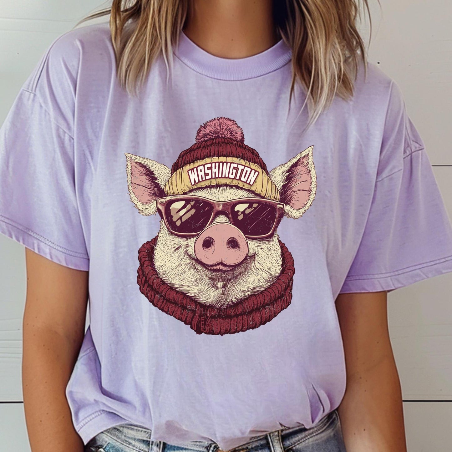 Washington Sports Fan Comfort Colors® T-Shirt, Washington Game Day Shirt, Unisex Washington Tee, Washington Fan Gift, Sports Fans Tee