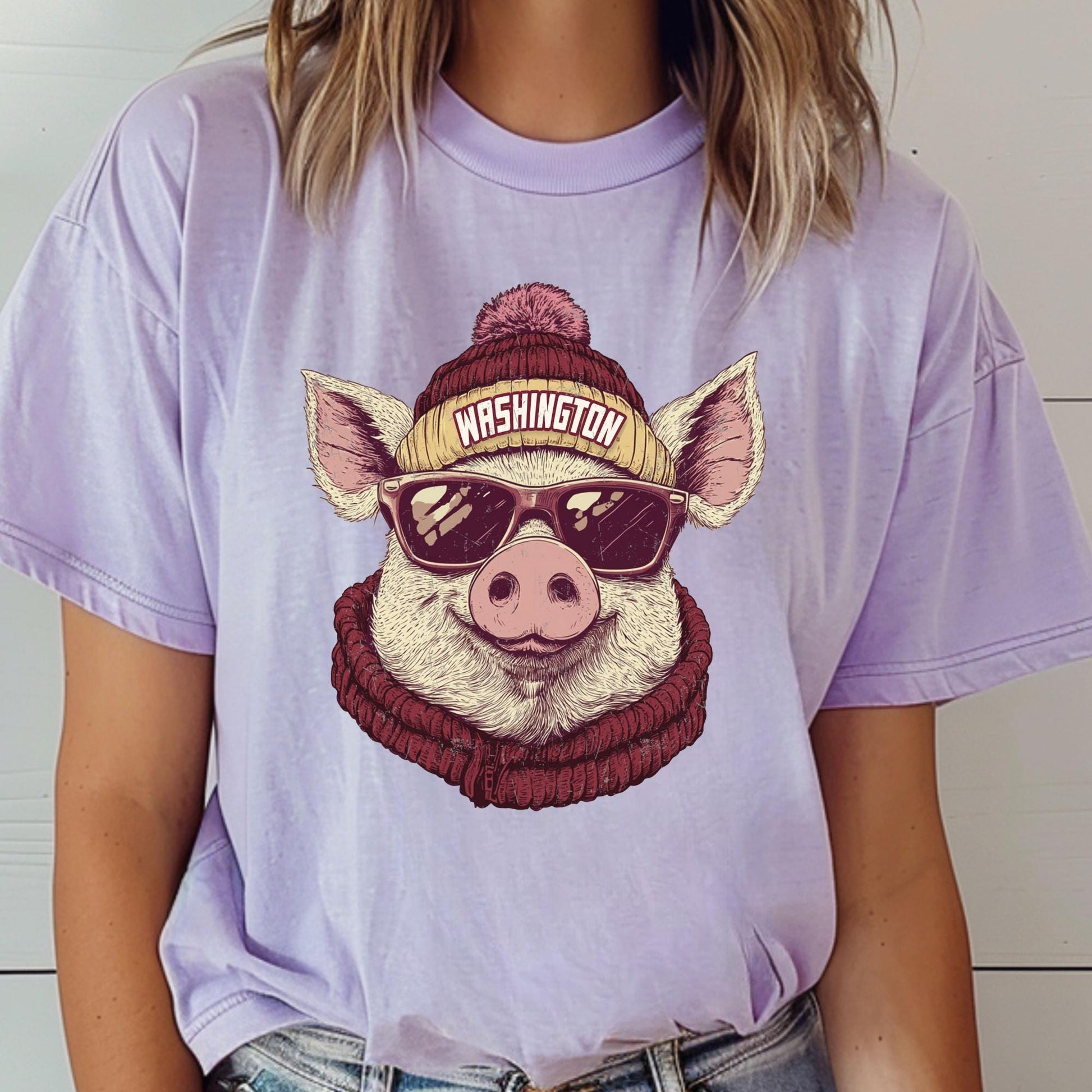 Washington Sports Fan Comfort Colors® T-Shirt, Washington Game Day Shirt, Unisex Washington Tee, Washington Fan Gift, Sports Fans Tee