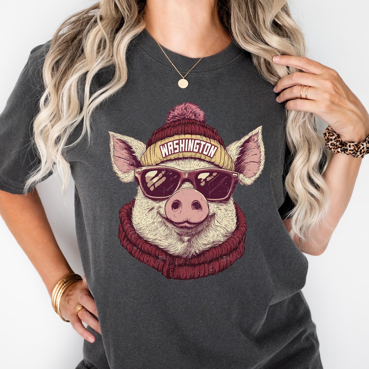 Washington Sports Fan Comfort Colors® T-Shirt, Washington Game Day Shirt, Unisex Washington Tee, Washington Fan Gift, Sports Fans Tee
