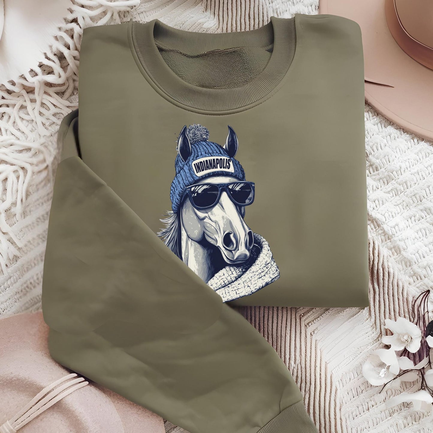 Indianapolis Football Mascot Sweatshirt, Indianapolis Colt Football Hoodie, Retro Indianapolis Football Sweater, Colt Fan Gift Sweat