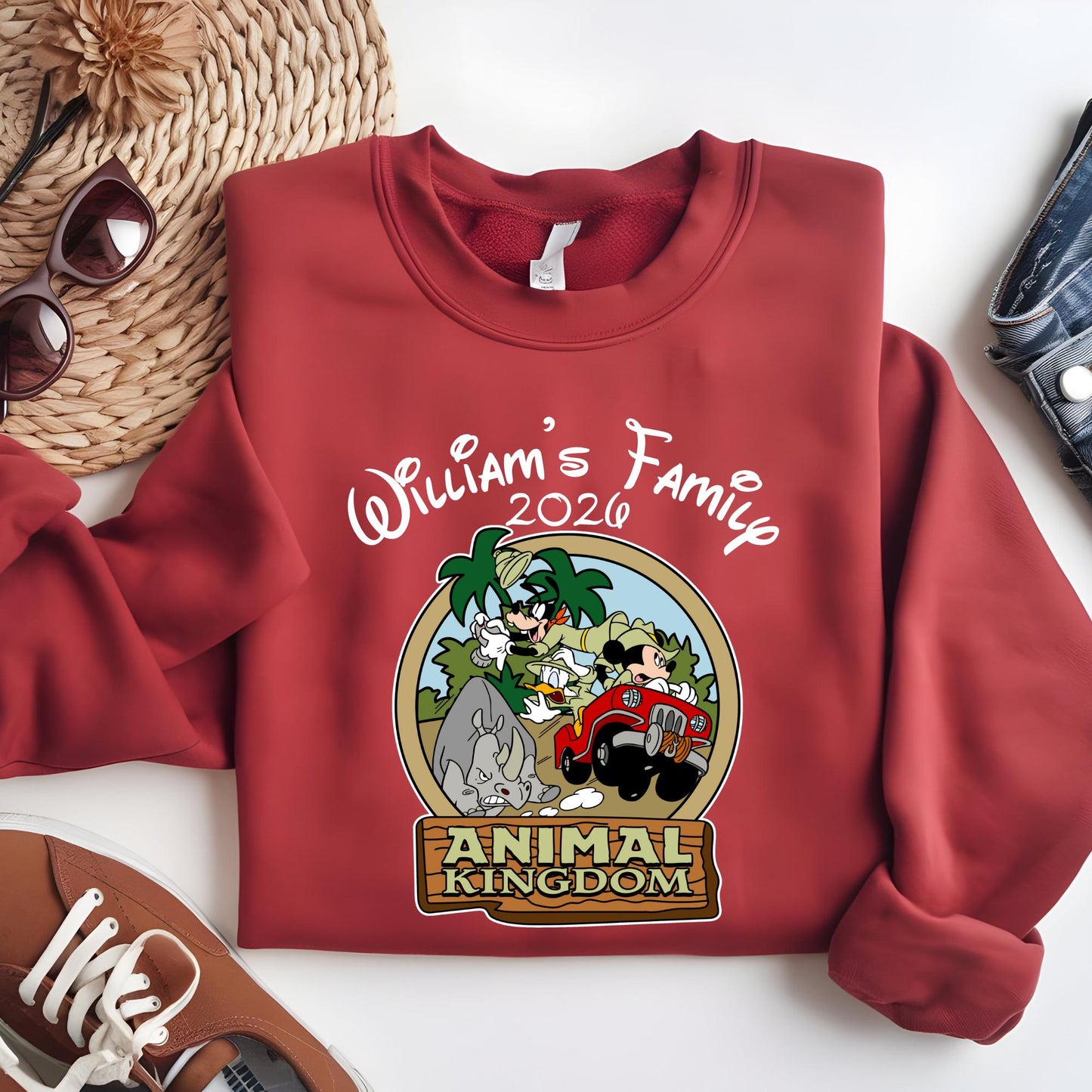 Disney Animal Kingdom Sweatshirt, Personalized Animal Kingdom 2026 Sweat, Animal Kingdom Matching Hoodie