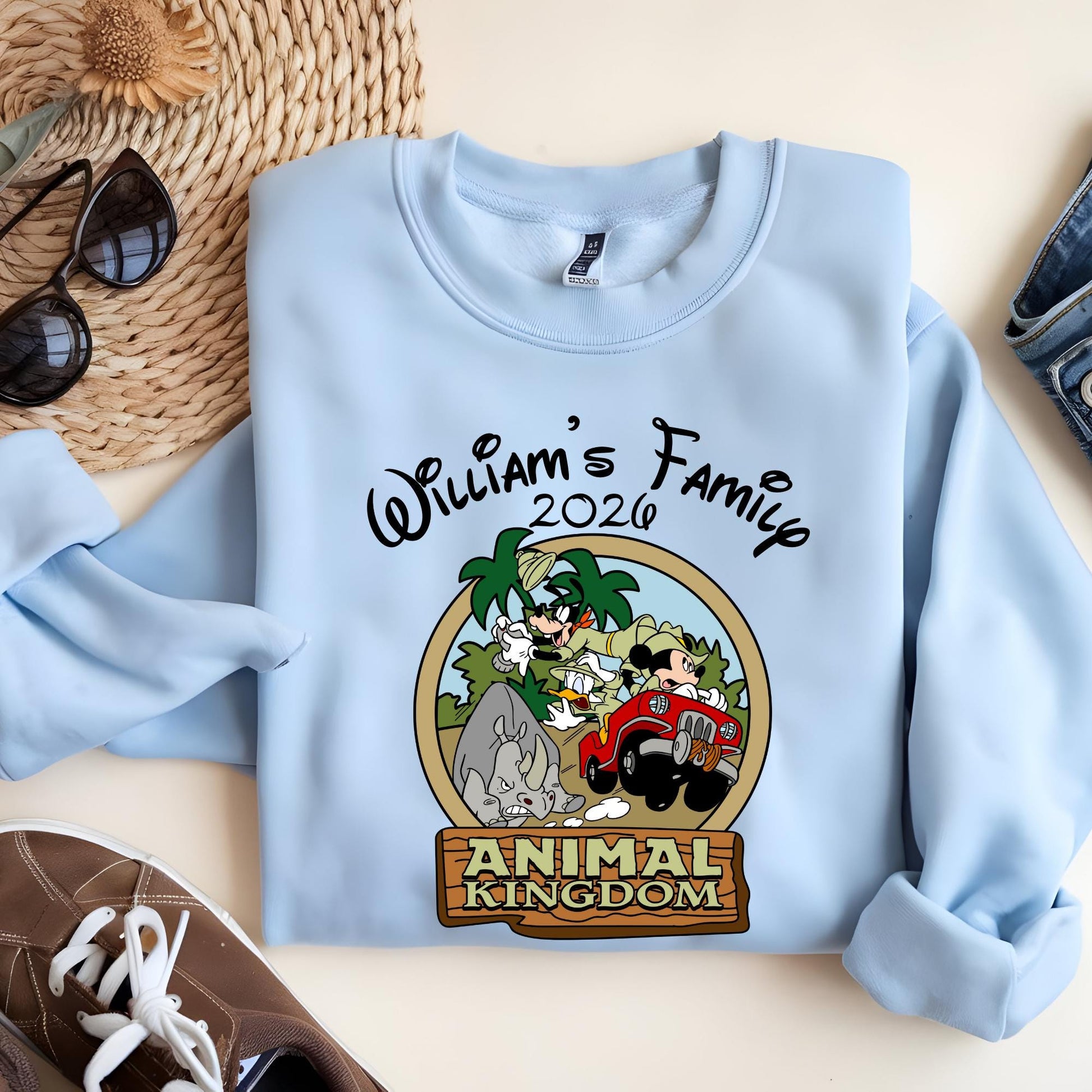 Disney Animal Kingdom Sweatshirt, Personalized Animal Kingdom 2026 Sweat, Animal Kingdom Matching Hoodie