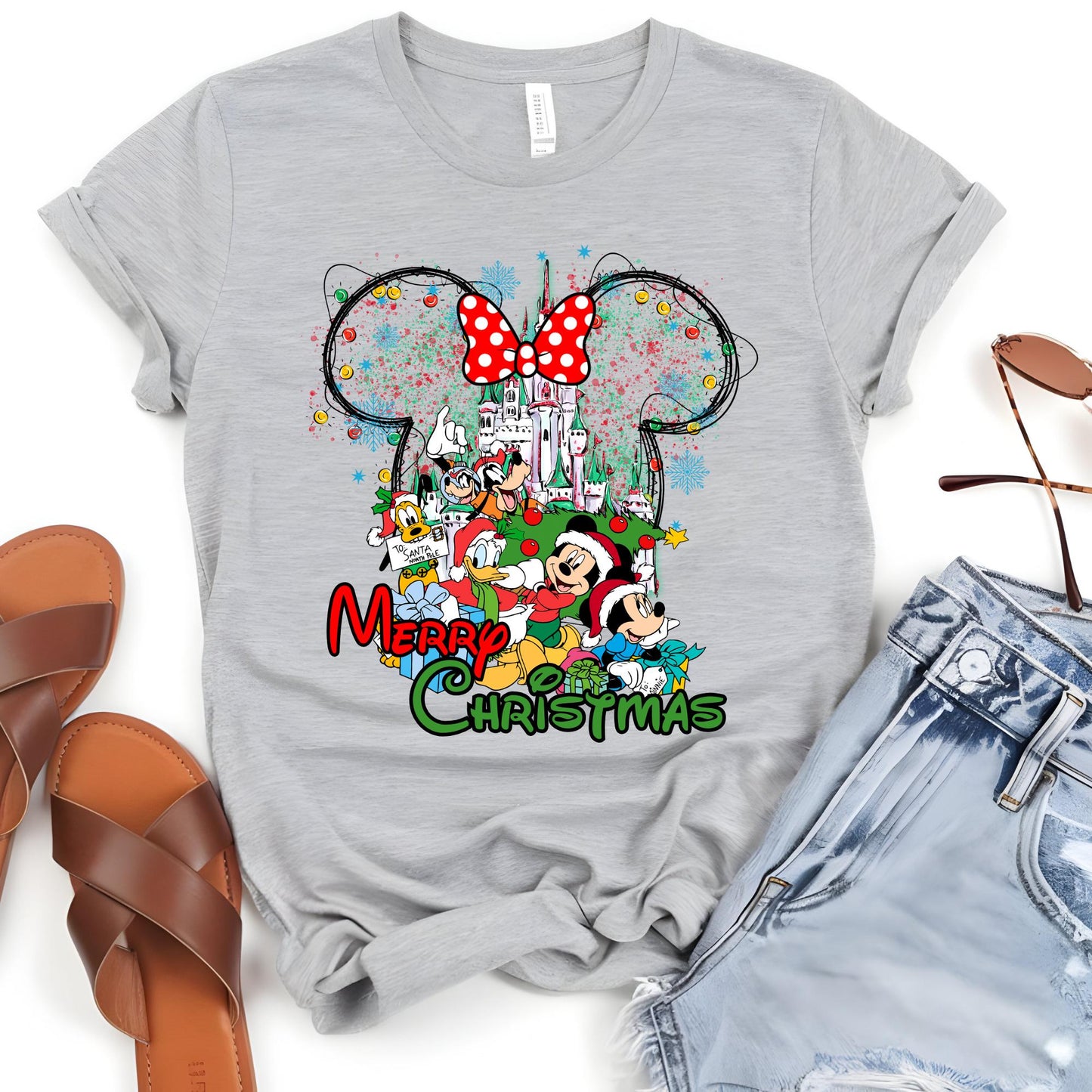 Custom Disney Christmas Shirt, Merry Christmas Shirt, Christmas Family Shirts, Christmas Party Shirt, Disney Holiday Tee