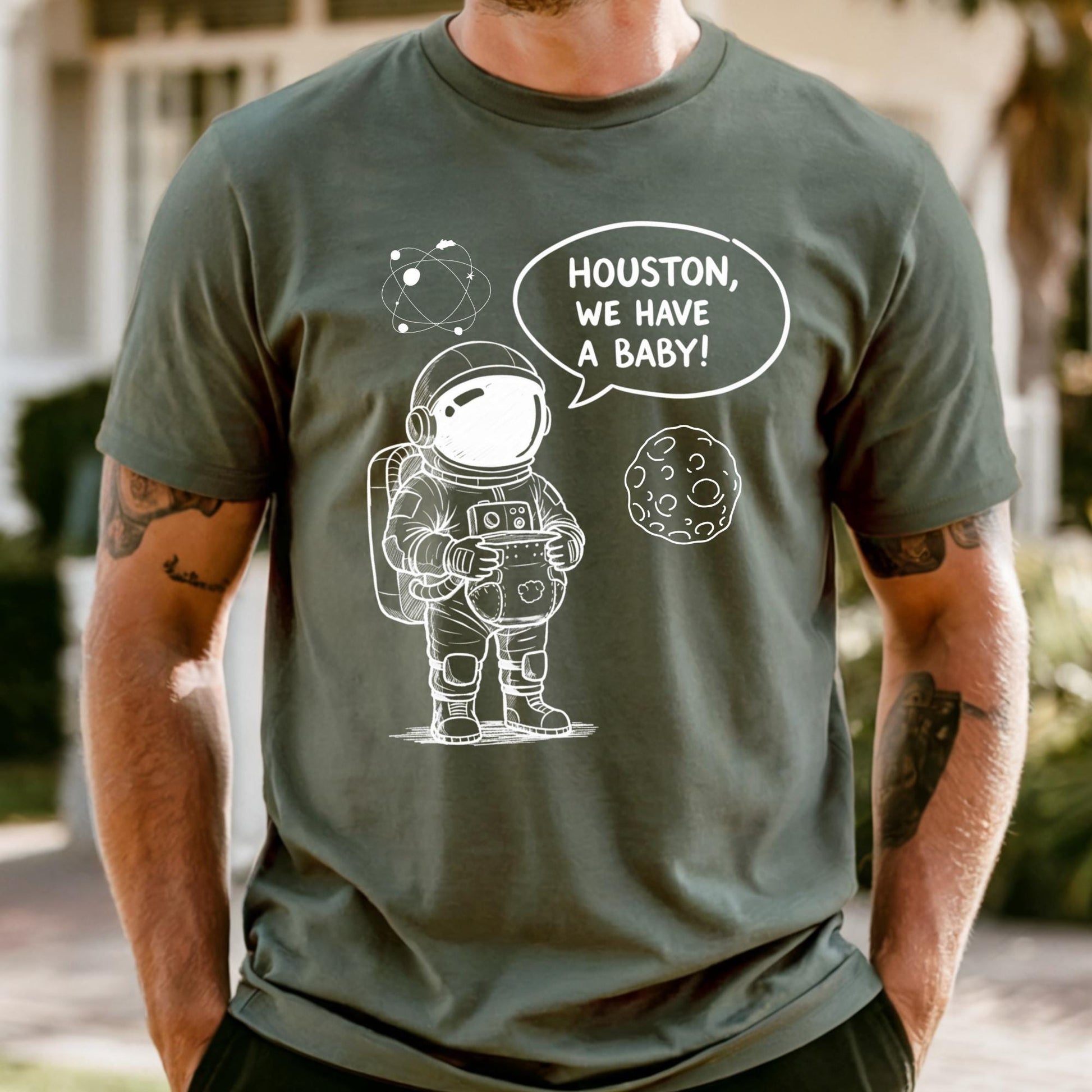 Comfort Colors Baby Announcement Shirt: Gift For Dad | Husband | Grandpa | Grandma, Pregnancy Reveal Shirt, Gift For Him