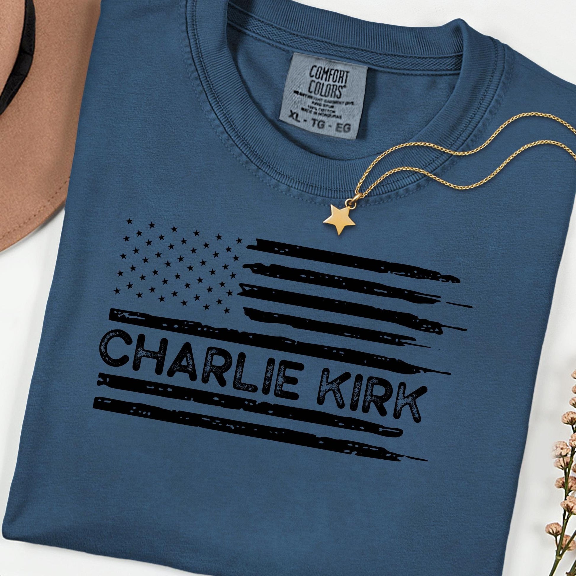 Charlie Kirk Comfort Colors® Shirt: Memorial Activist Shirt, Activist Attack Tee, Justice For Charlie, RIP Charlie Kirk Shirt, Human Rights