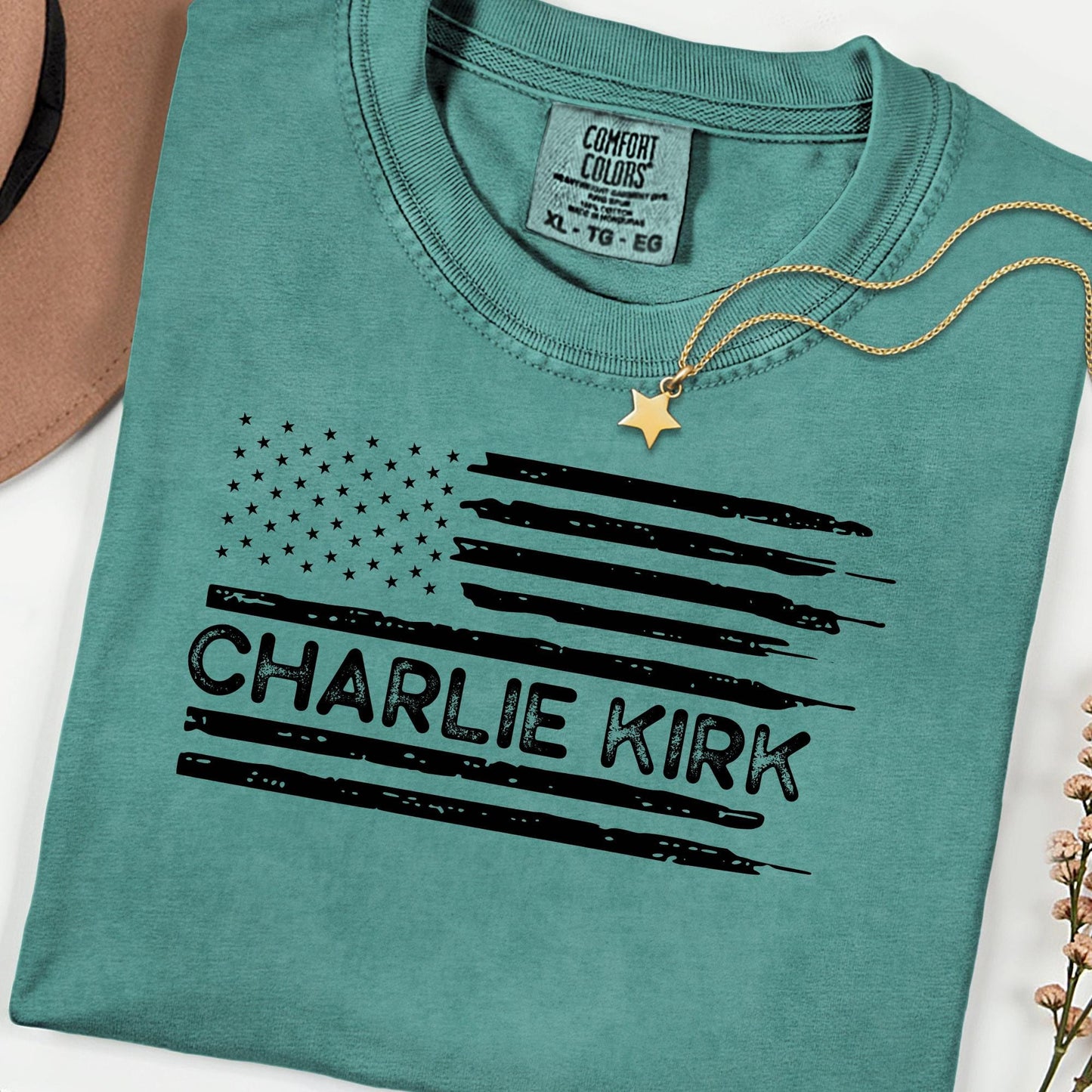 Charlie Kirk Comfort Colors® Shirt: Memorial Activist Shirt, Activist Attack Tee, Justice For Charlie, RIP Charlie Kirk Shirt, Human Rights