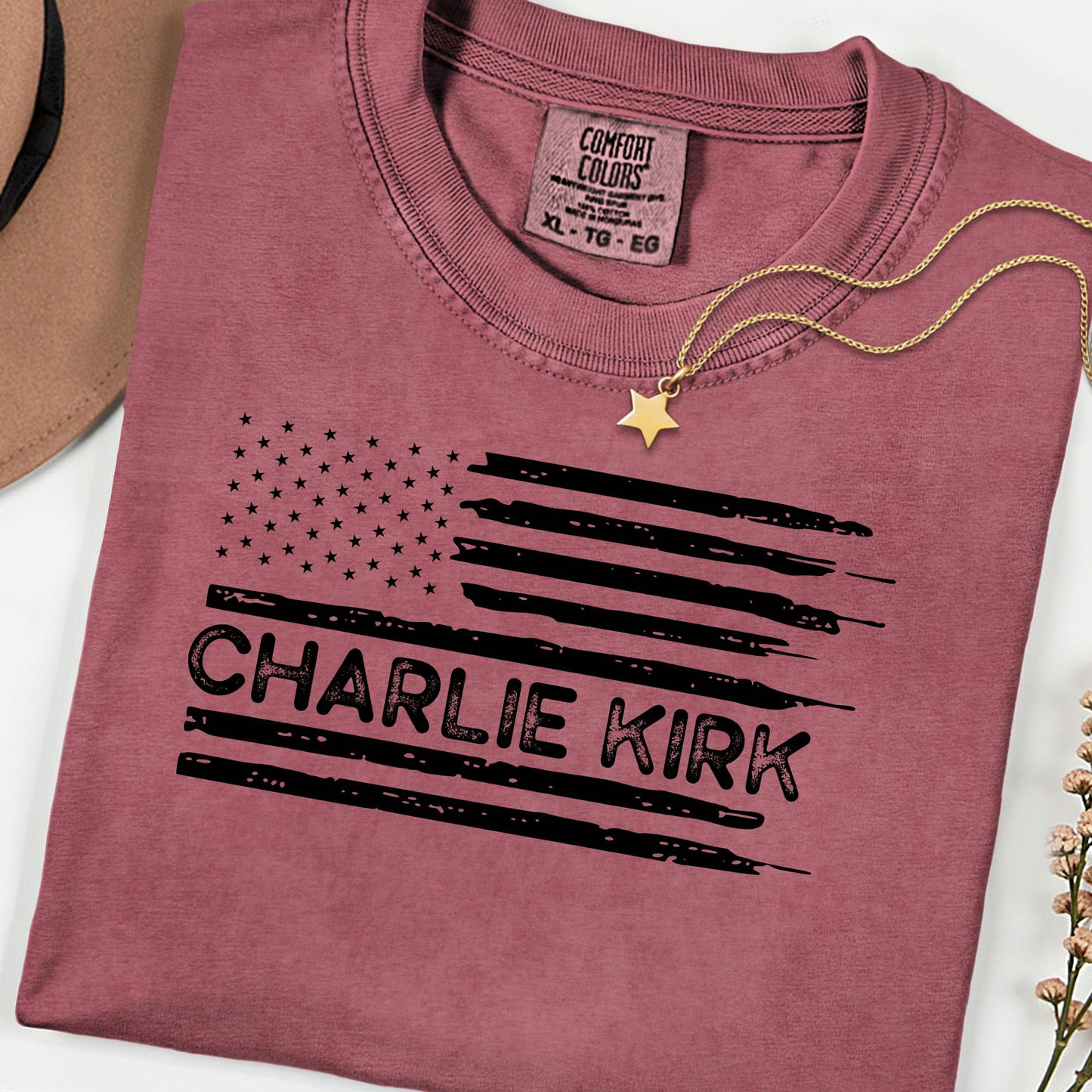 Charlie Kirk Comfort Colors® Shirt: Memorial Activist Shirt, Activist Attack Tee, Justice For Charlie, RIP Charlie Kirk Shirt, Human Rights