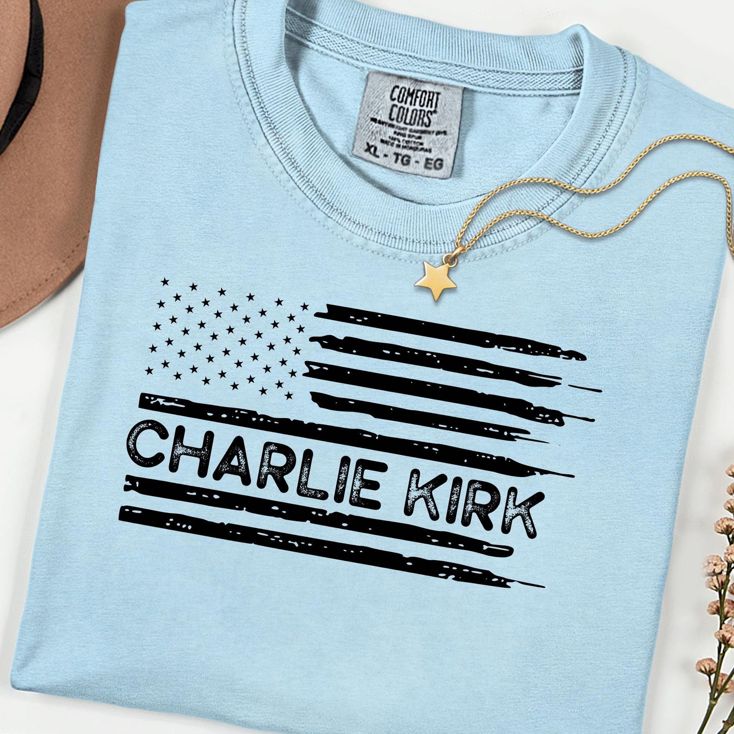 Charlie Kirk Comfort Colors® Shirt: Memorial Activist Shirt, Activist Attack Tee, Justice For Charlie, RIP Charlie Kirk Shirt, Human Rights
