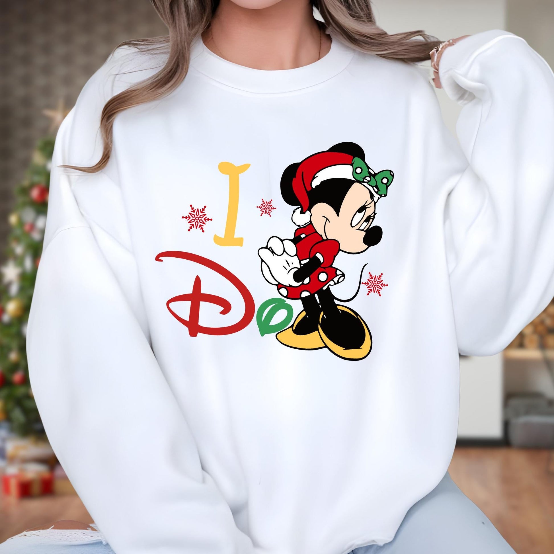 Christmas Matching Sweatshirt: Disney Mickey and Minnie Sweat Gift For Couples, Funny Xmas Outfit