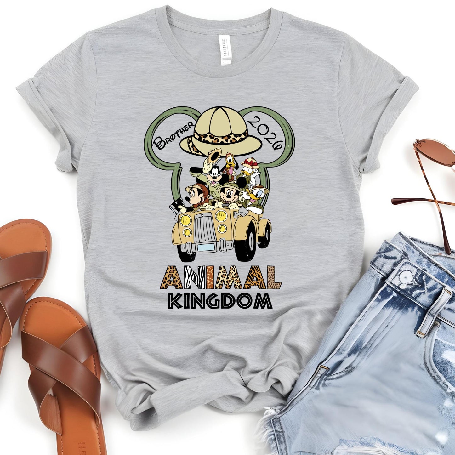 Custom Disney Trip Shirt, Animal Kingdom Family Shirt, Mickey Safari Shirt, Animal Kingdom Matching Shirts, Safari Family Matching Shirts
