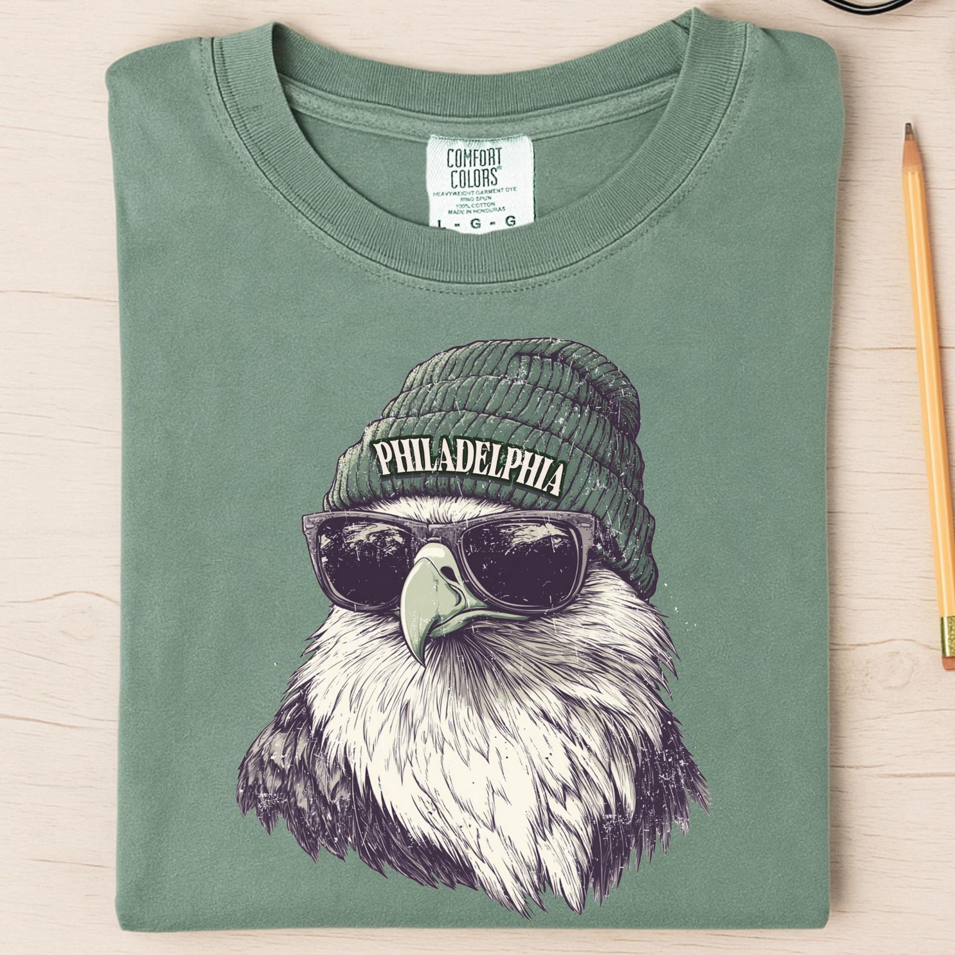 Philadelphia Football Fan Comfort Colors® Mascot T-Shirt