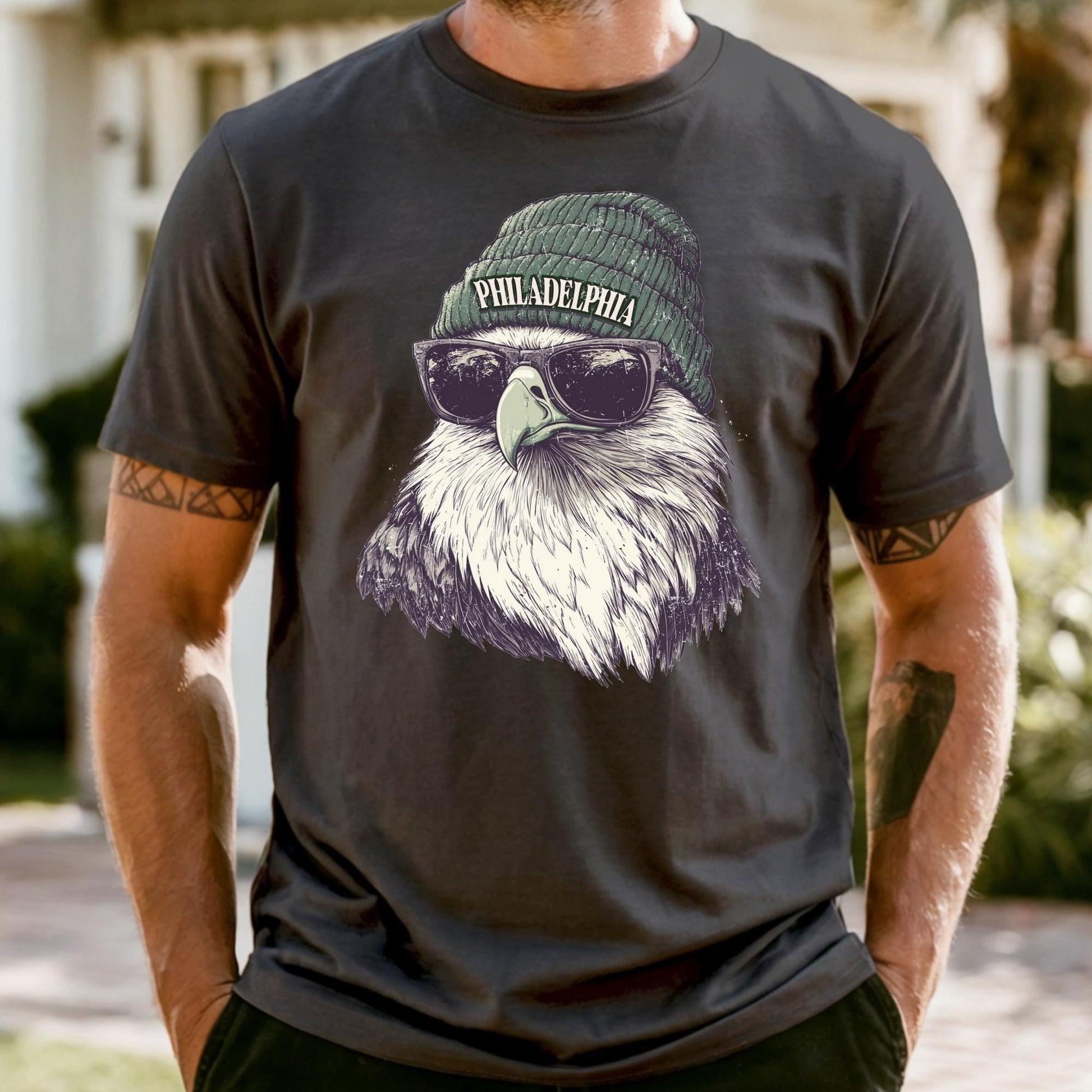 Philadelphia Football Fan Comfort Colors® Mascot T-Shirt