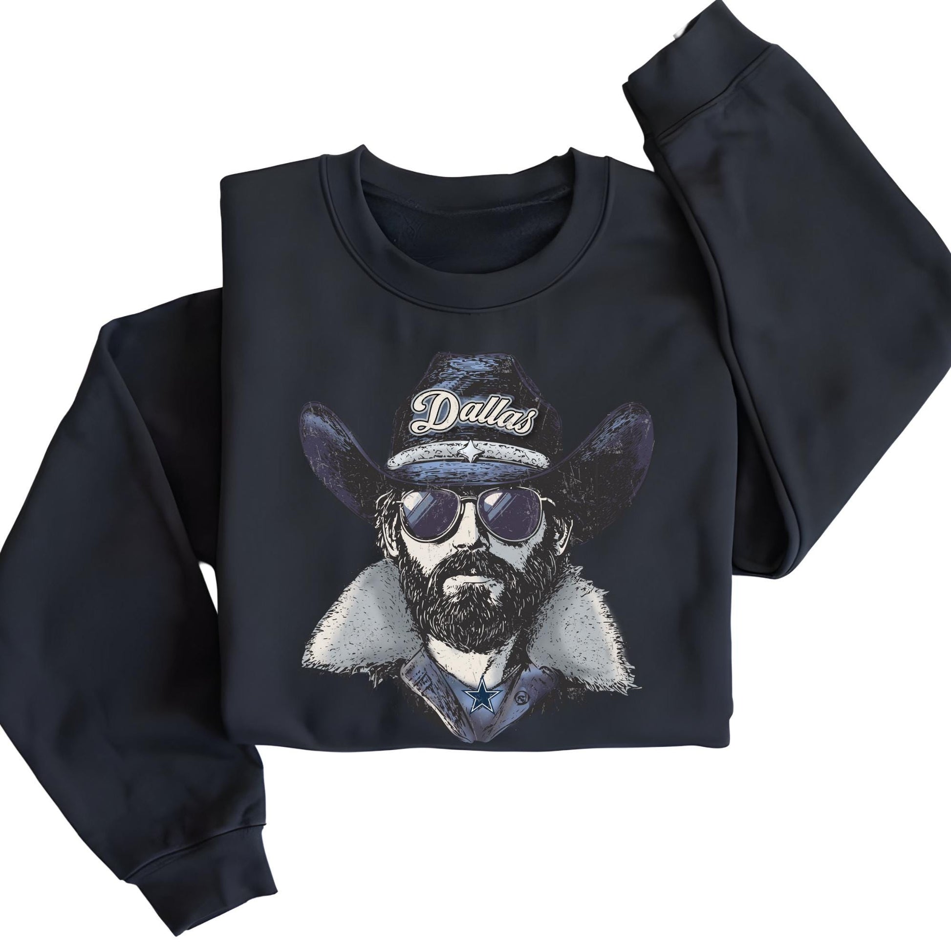 Dallas Football Fan Sweatshirt: Vintage Mascot Hoodie, Gameday Sweater, Sports Fan Sweat