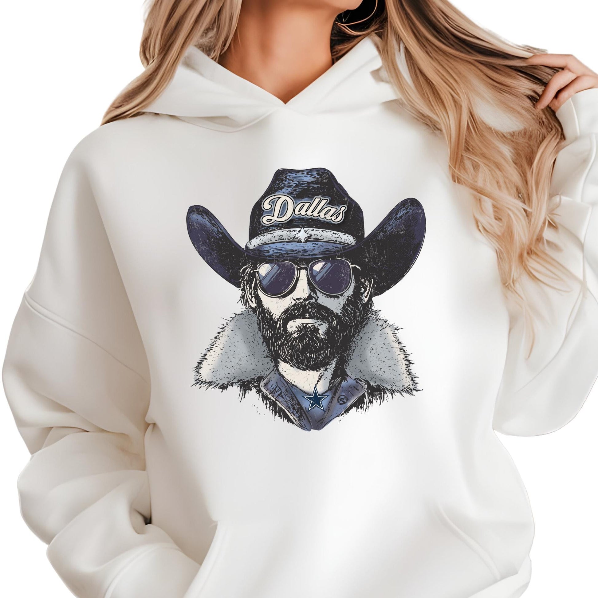 Dallas Football Fan Sweatshirt: Vintage Mascot Hoodie, Gameday Sweater, Sports Fan Sweat