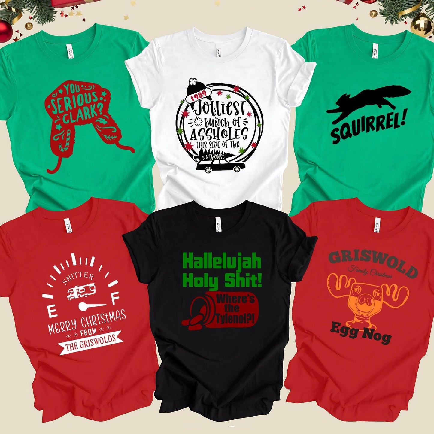 Christmas Vacation Shirts, Matching Family Movie Shirt, Christmas Party Shirt, You Serious Clark Shirt, Shitters Full Shirt, Christmas Gift
