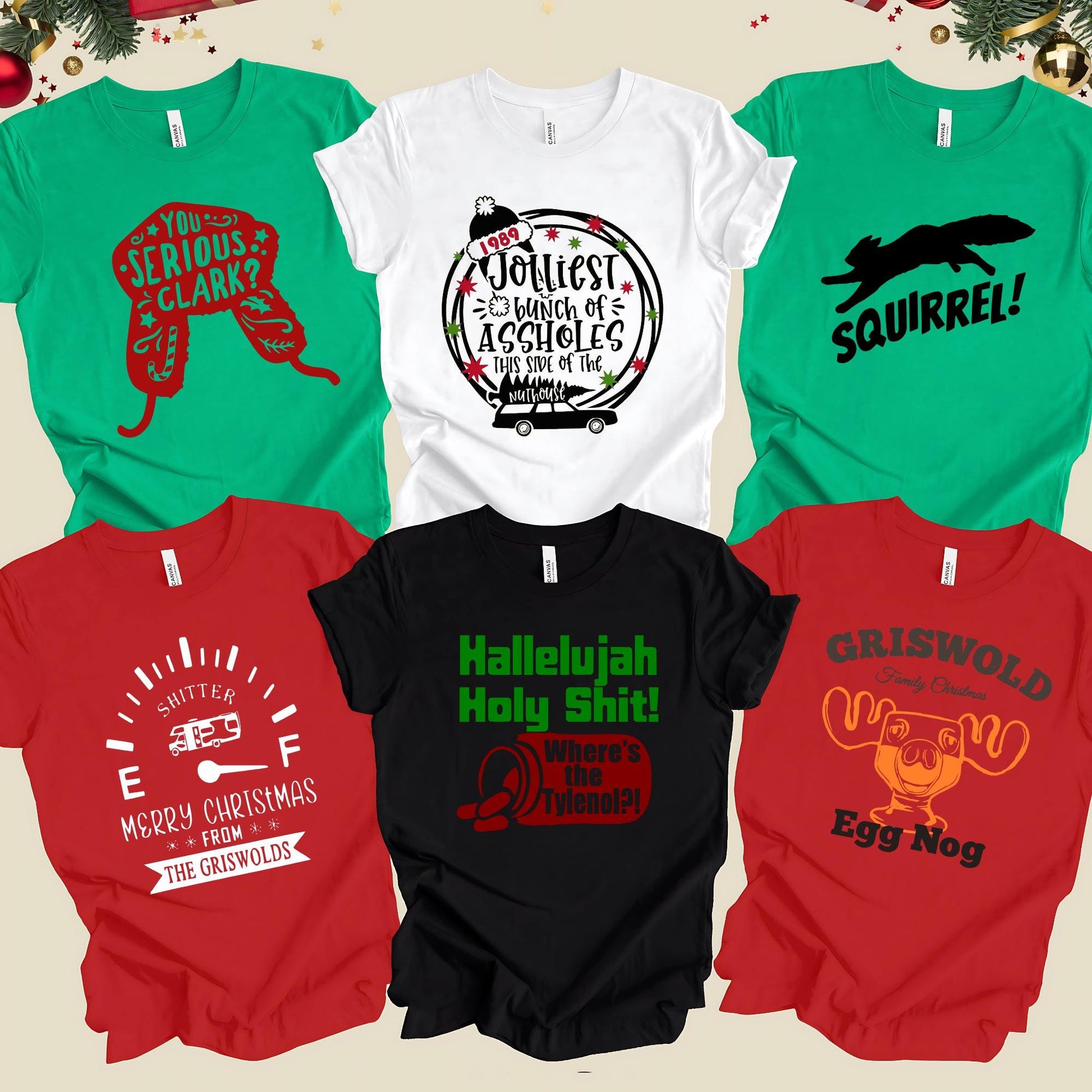 Christmas Vacation Shirts, Matching Family Movie Shirt, Christmas Party Shirt, You Serious Clark Shirt, Shitters Full Shirt, Christmas Gift