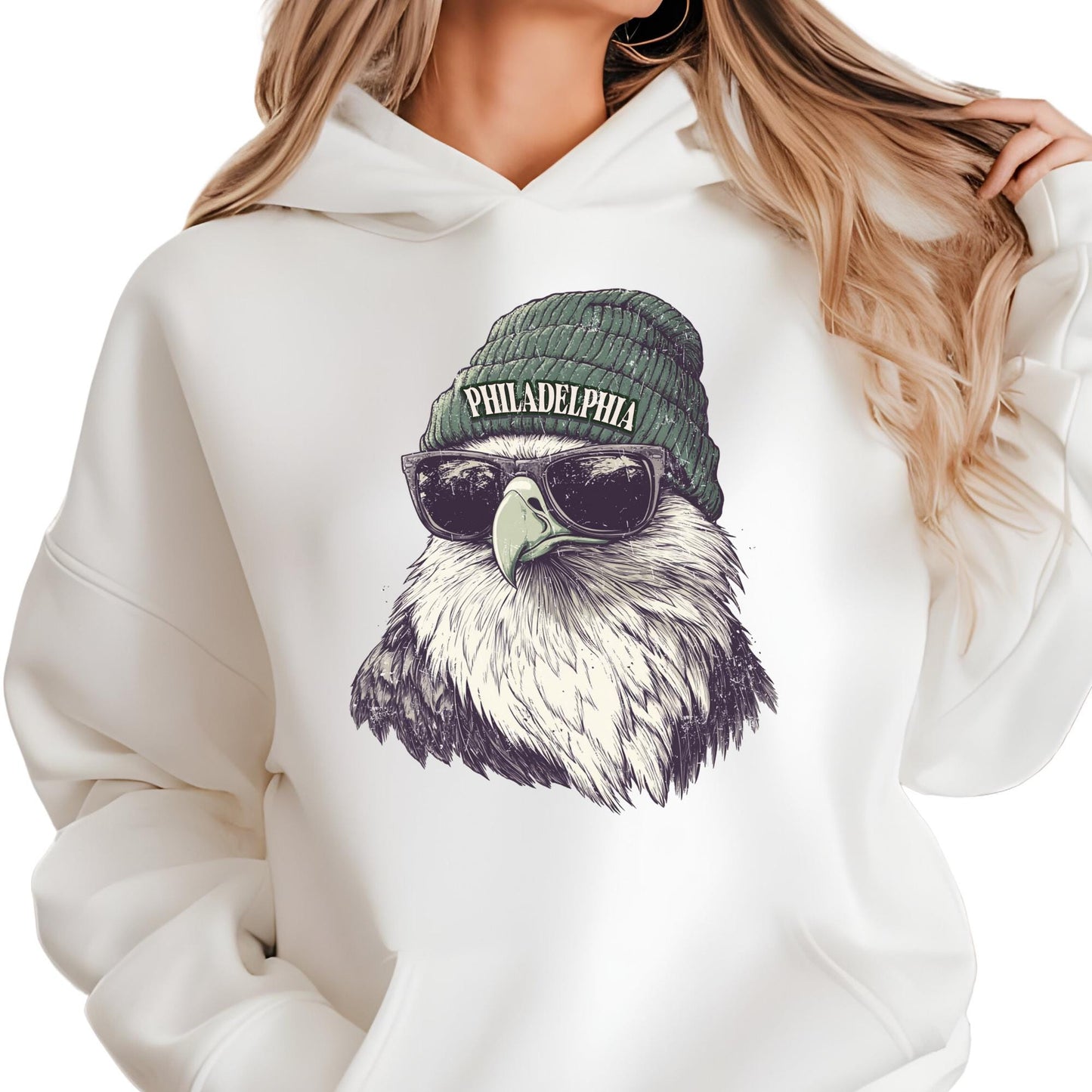 Philadelphia Football Fan Sweatshirt: Vintage Mascot Hoodie, Gameday Sweater, Sports Fan Sweat, Philadelphia Retro Sweat
