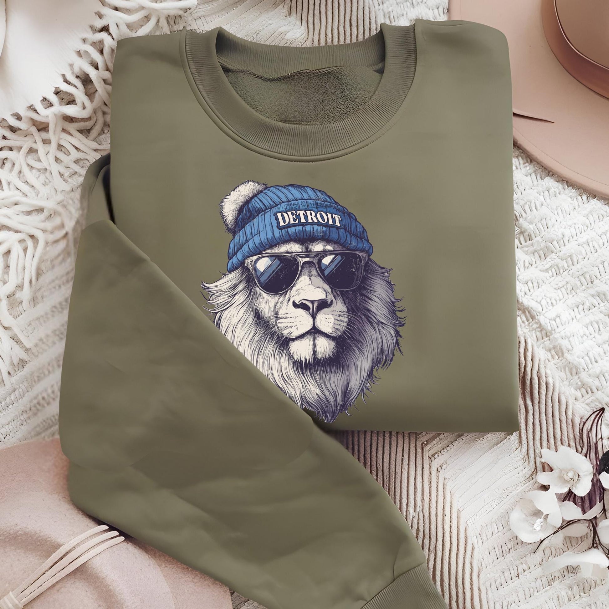 Detroit Football Sweatshirt, Detroit Mascot Sweatshirt, Detroit Football Fan Hoodie, Trendy Game Day Gift, Funday Outfit