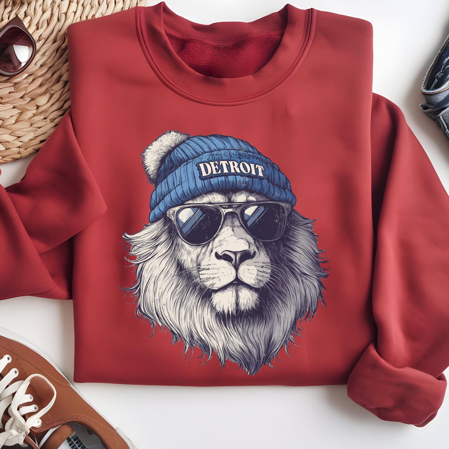 Detroit Football Sweatshirt, Detroit Mascot Sweatshirt, Detroit Football Fan Hoodie, Trendy Game Day Gift, Funday Outfit