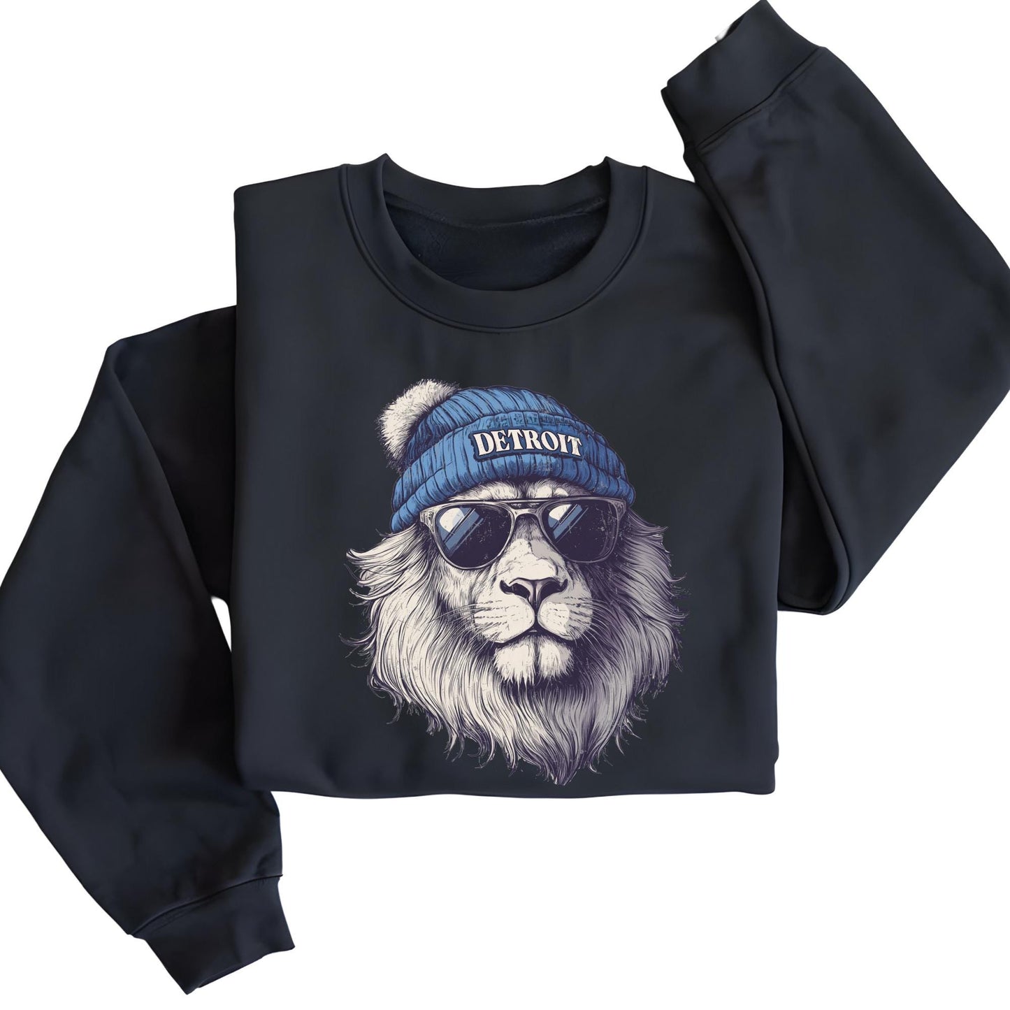 Detroit Football Sweatshirt, Detroit Mascot Sweatshirt, Detroit Football Fan Hoodie, Trendy Game Day Gift, Funday Outfit