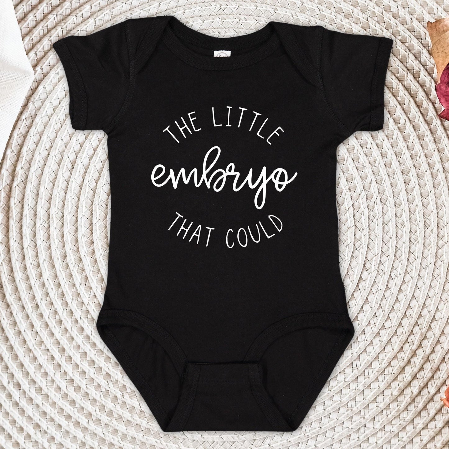 The Little Embryo That Could Baby Bodysuit - IVF Baby Onesie® - Minimalist Bodysuit - Natural In Vitro Onesie®