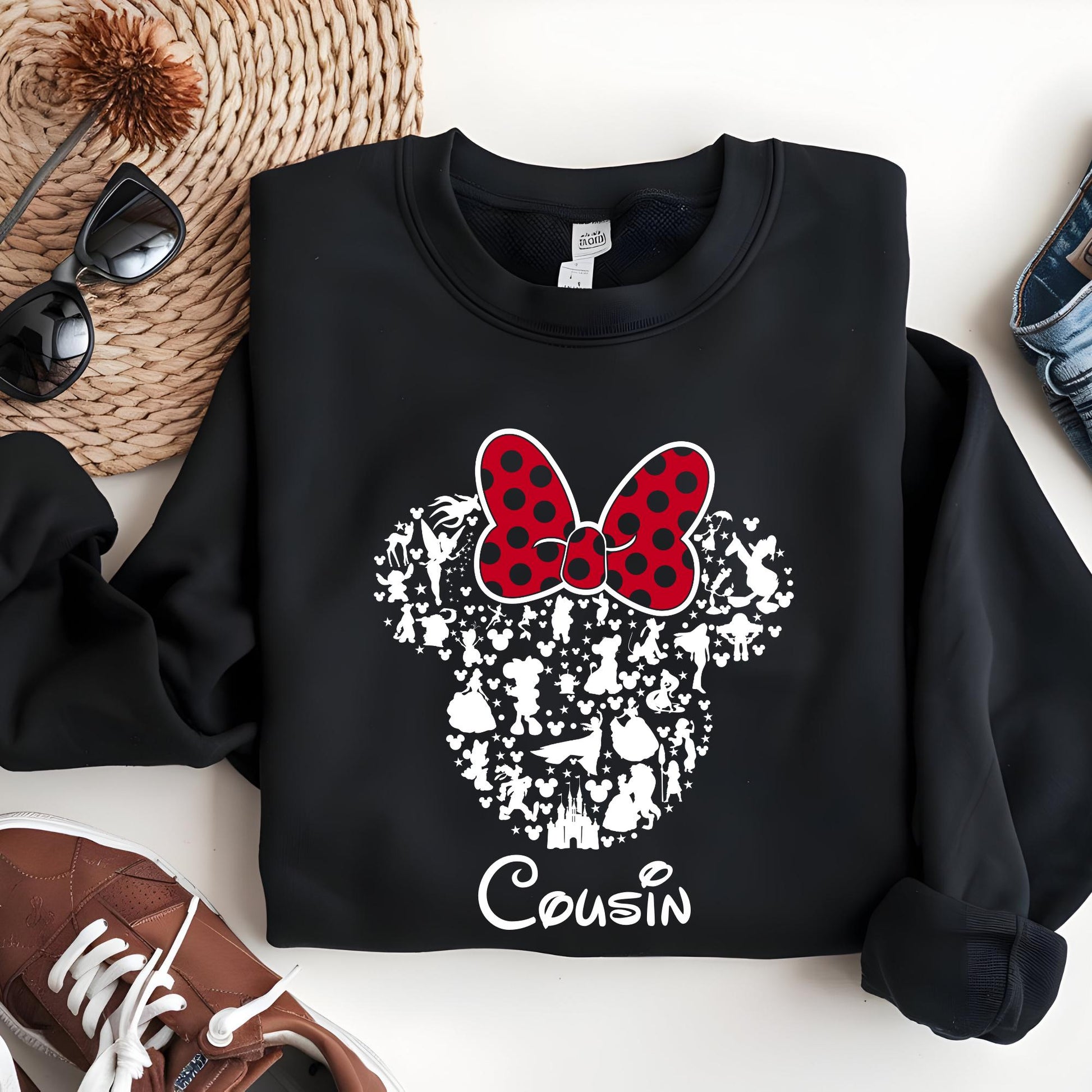 Disney Custom Minnie & Mickey Sweatshirt: 2026 Orlando Family Trip Outfit