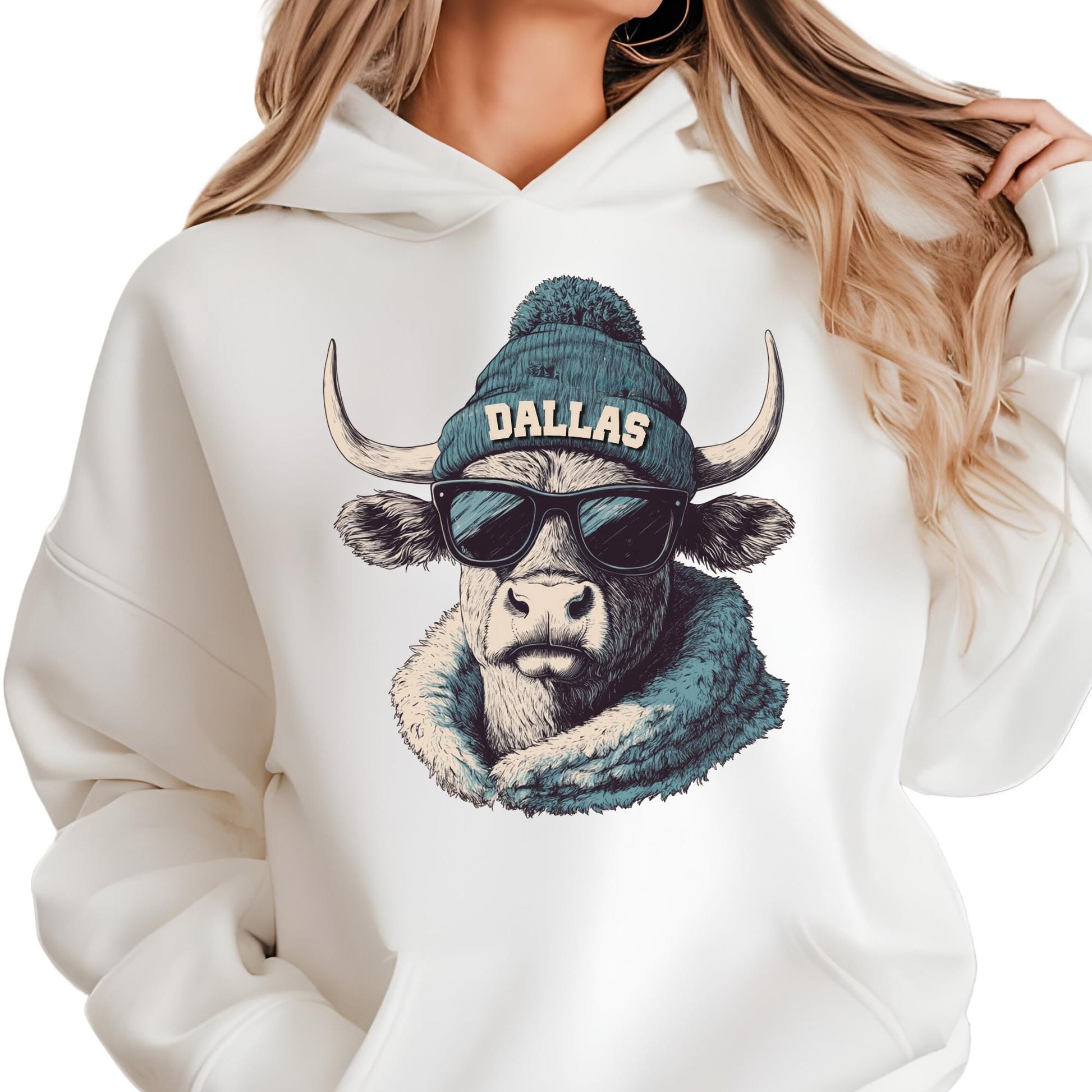 Dallas Football Fan Sweatshirt, Dallas Mascot Hoodie, Football Fan Sweat, Christmas Gift