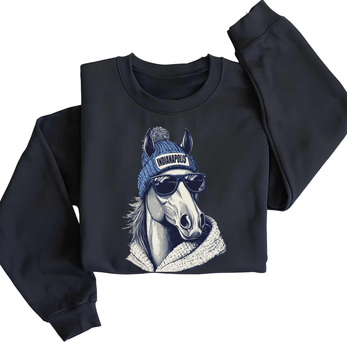 Indianapolis Football Mascot Sweatshirt, Indianapolis Colt Football Hoodie, Retro Indianapolis Football Sweater, Colt Fan Gift Sweat