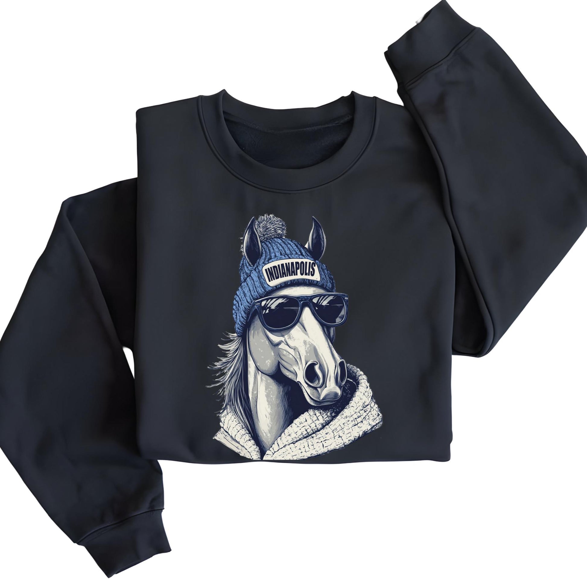 Indianapolis Football Mascot Sweatshirt, Indianapolis Colt Football Hoodie, Retro Indianapolis Football Sweater, Colt Fan Gift Sweat