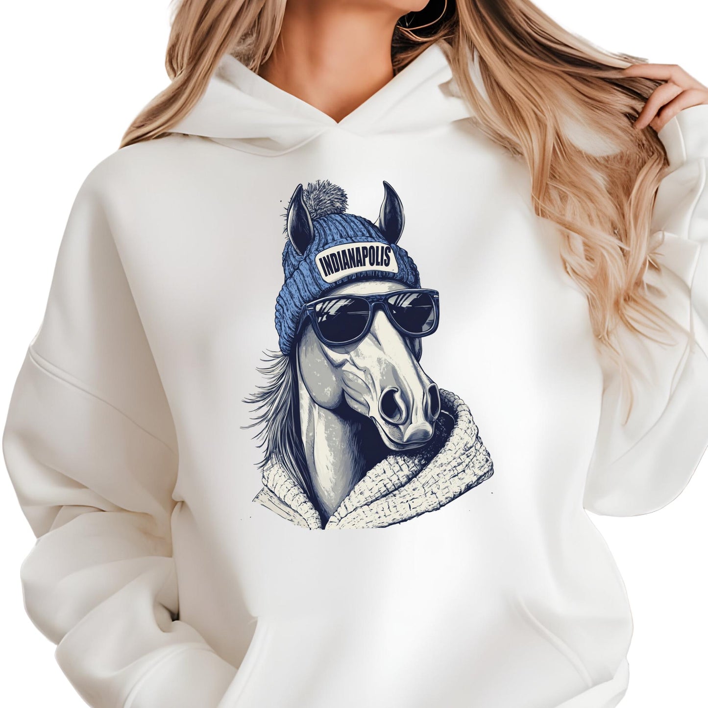 Indianapolis Football Mascot Sweatshirt, Indianapolis Colt Football Hoodie, Retro Indianapolis Football Sweater, Colt Fan Gift Sweat