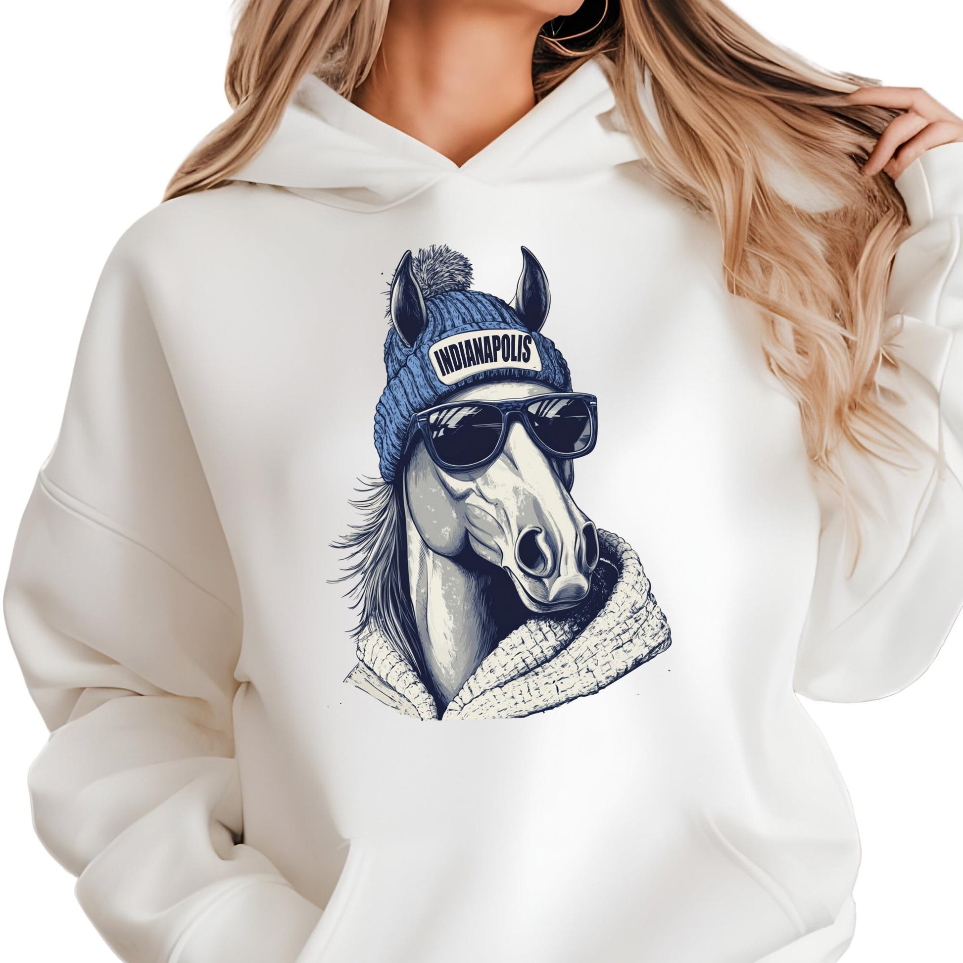 Indianapolis Football Mascot Sweatshirt, Indianapolis Colt Football Hoodie, Retro Indianapolis Football Sweater, Colt Fan Gift Sweat