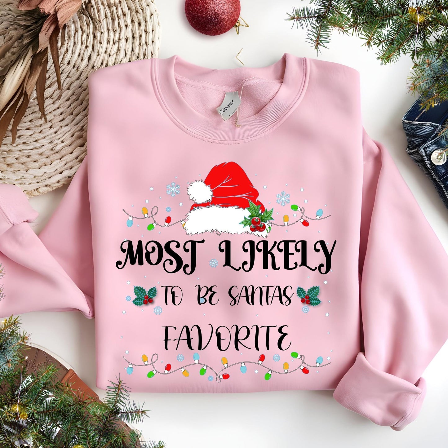 Most Likely to Christmas Sweatshirt, Family Matching Christmas Sweat, Christmas Hoodie, Cute Christmas Shirt, Family Pajamas