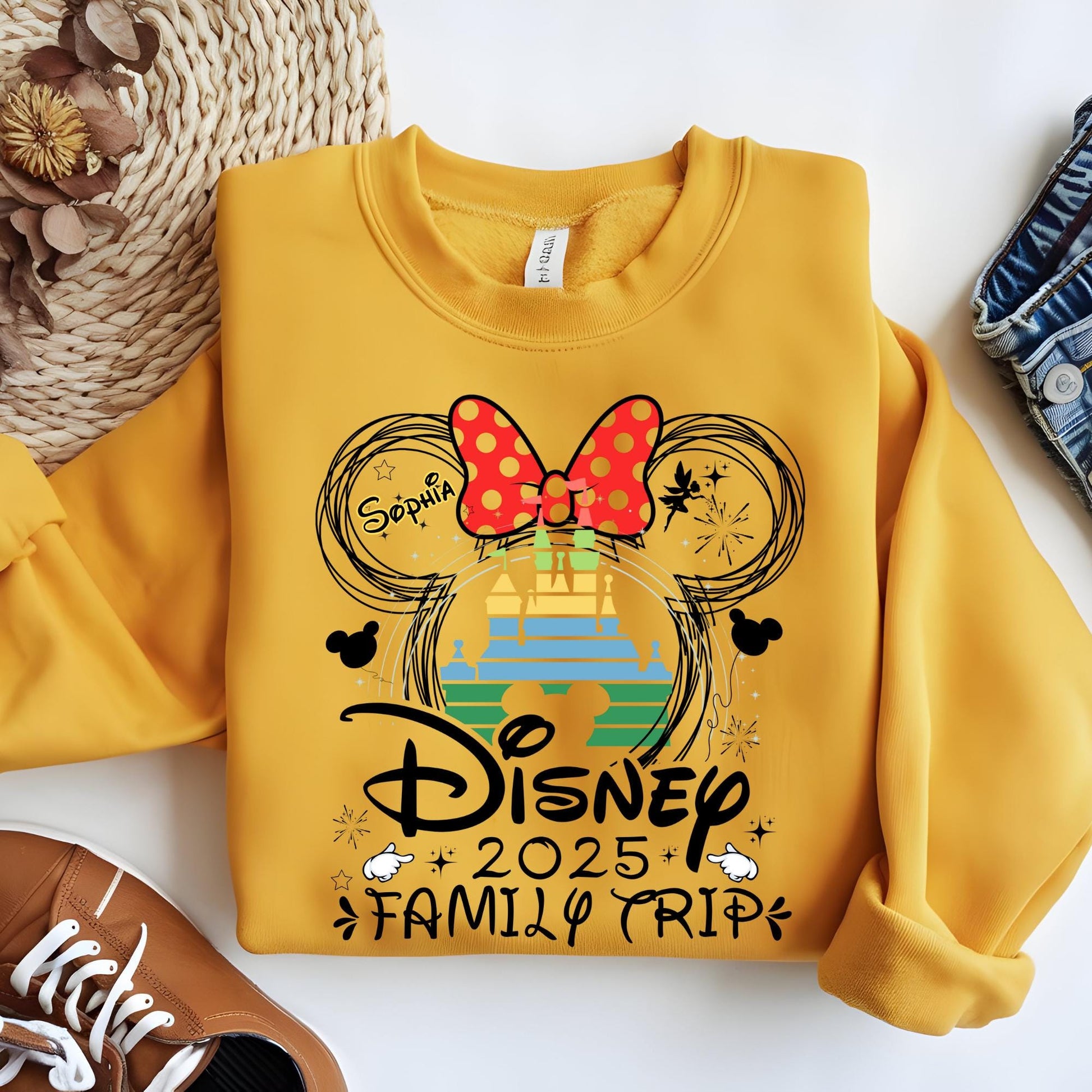 Disney Sweatshirt: Custom Vacation Sweatshirt, Minnie and Mickey Shirt, Hoodie, Sweat