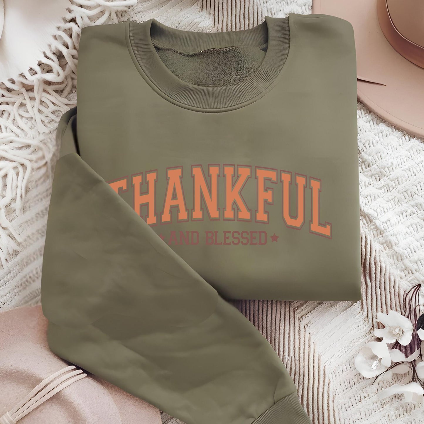 Thankful and Blessed Sweatshirt, Fall Season Hoodie, Thanksgiving Gift