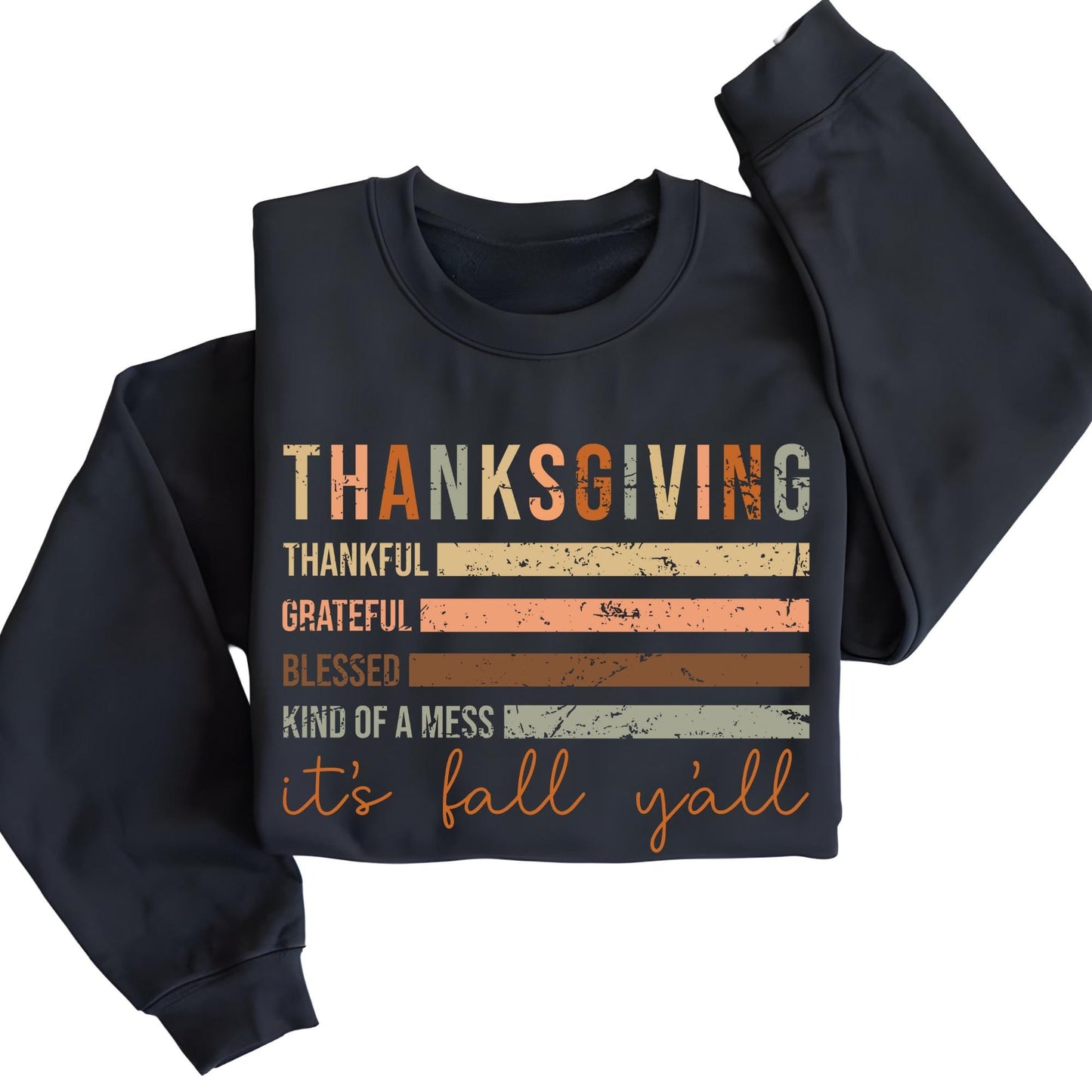 Thanksgiving Sweatshirt, It's Fall Y'all Hoodie, Thankful Sweat