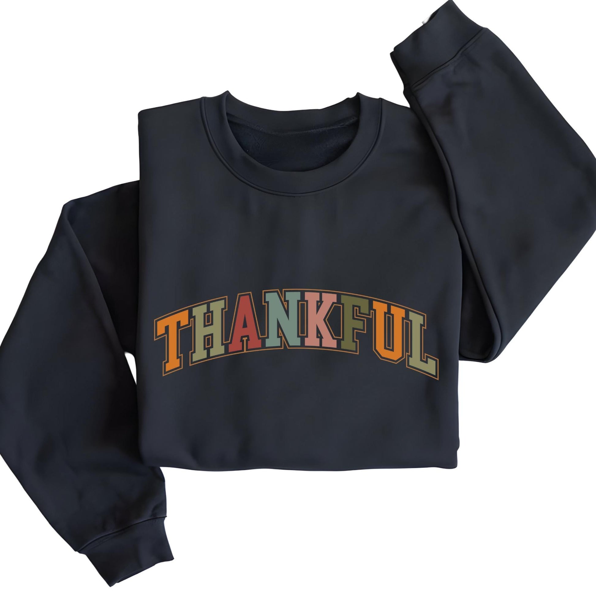 Thankful Sweatshirt, Fall Sweater, Thanksgiving Outfit, Faith Autumn Shirt