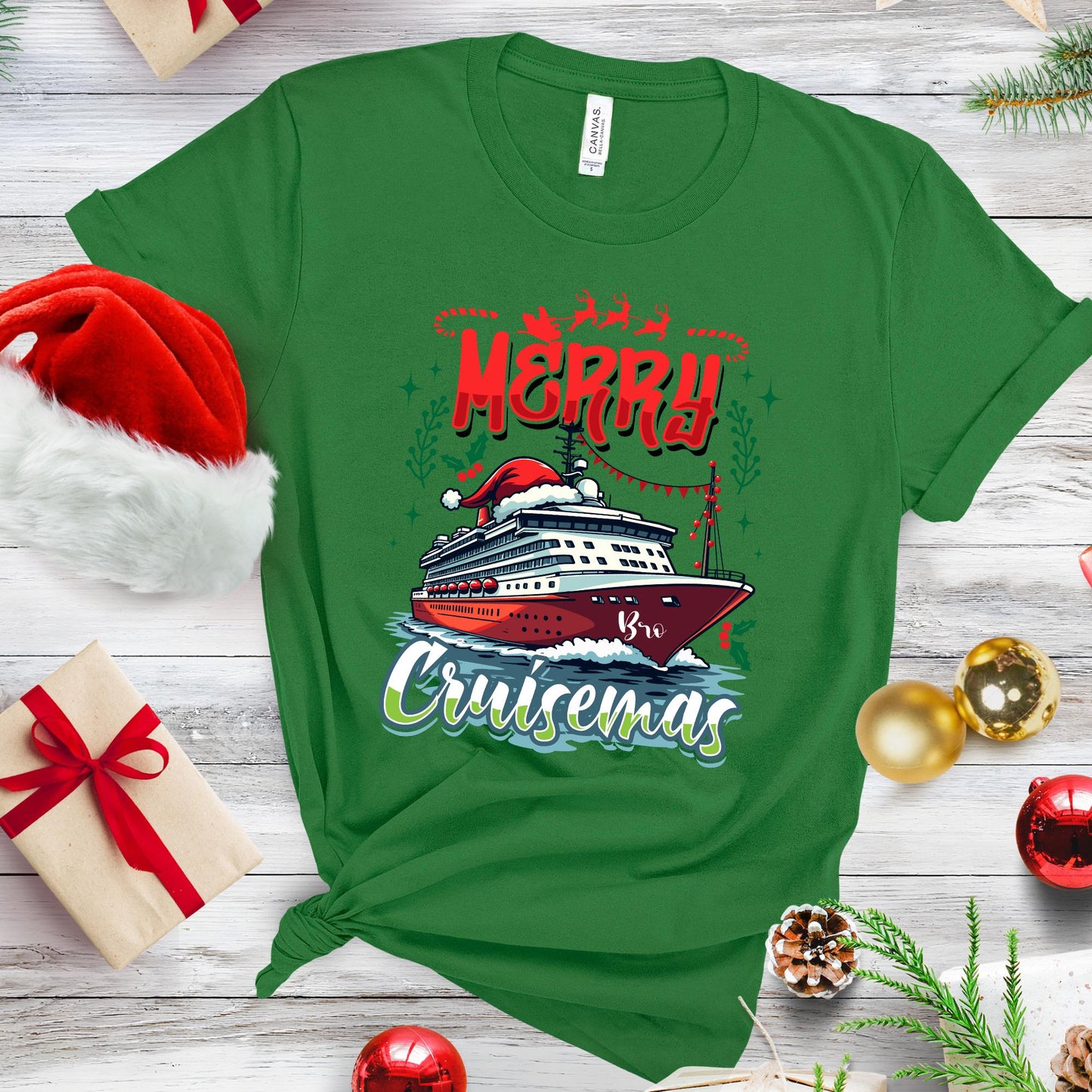 Personalized Merry Cruisemas Shirt Xmas Family Vacation Tee